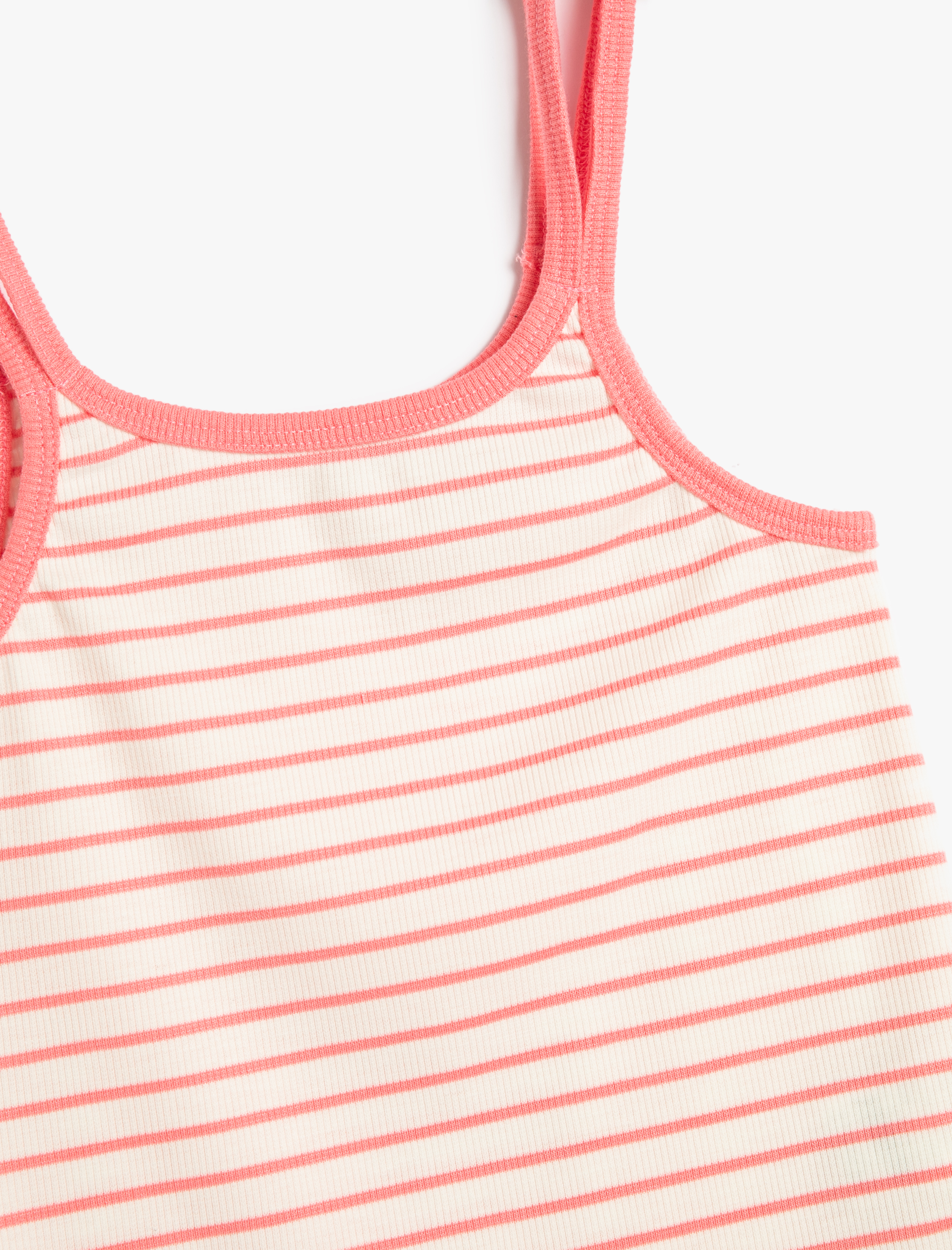  Kız Çocuk Atlet Askılı Ribanalı U Yaka