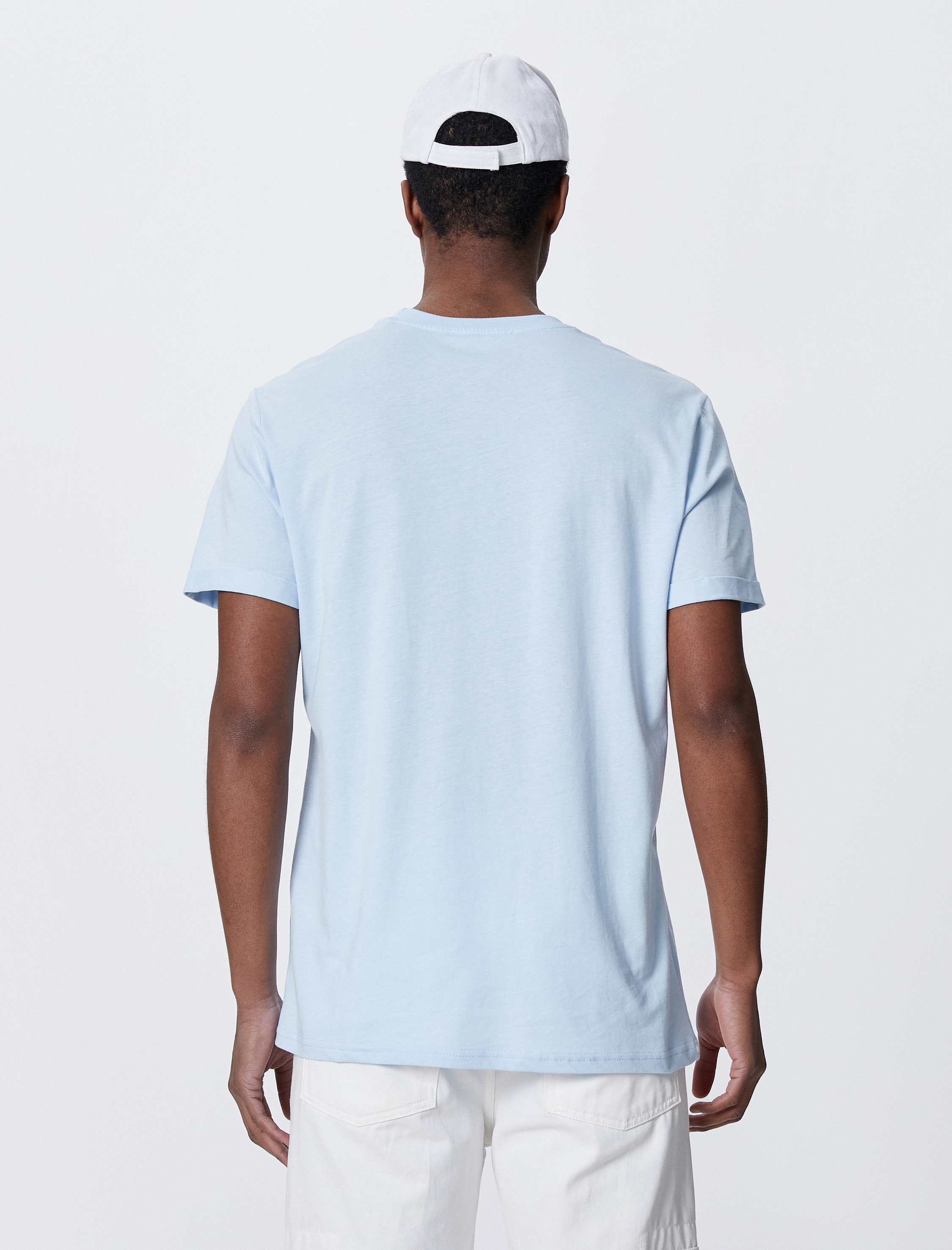   Basic Tişört Bisiklet Yaka Kısa Kollu