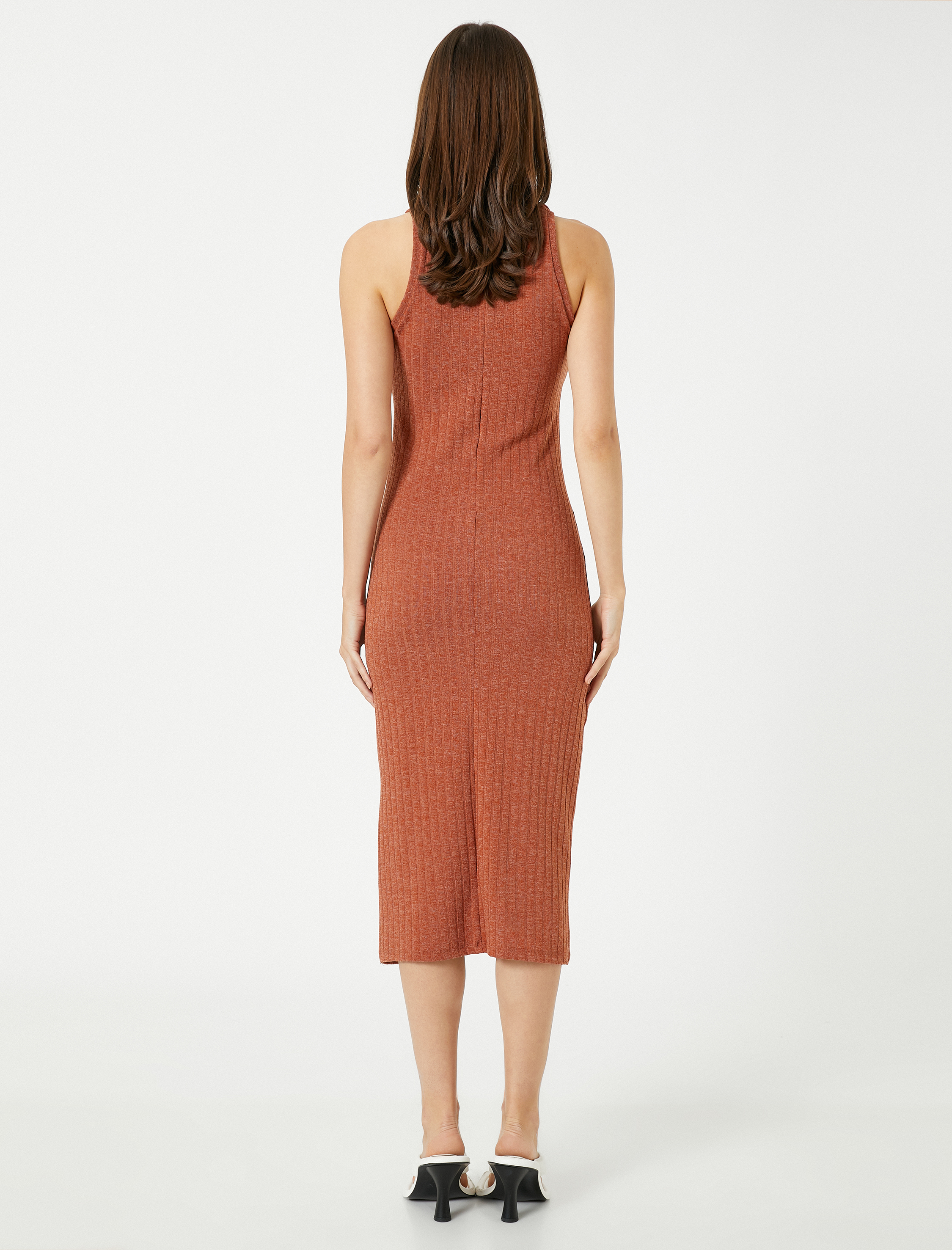   Kaşkorse Elbise Polo Yaka Kolsuz