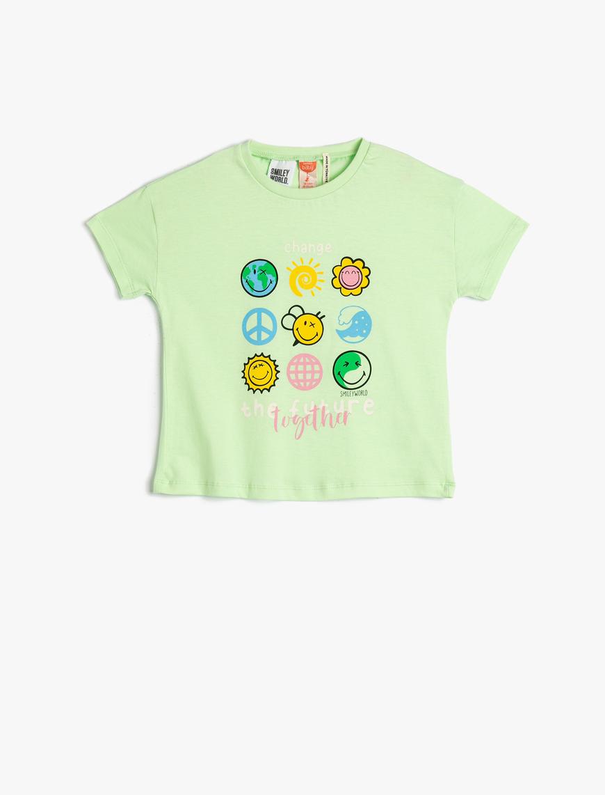  Kız Bebek SmileyWorld® Tişört Lisanslı Pamuklu