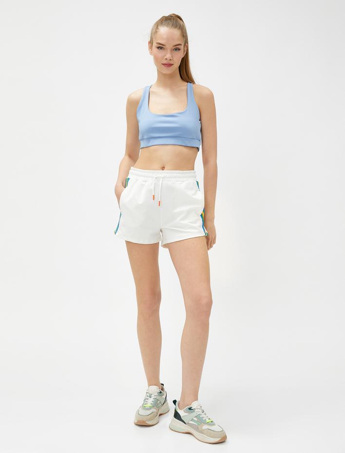  Basic Sporcu Sütyeni U Yaka Dar Kalıp