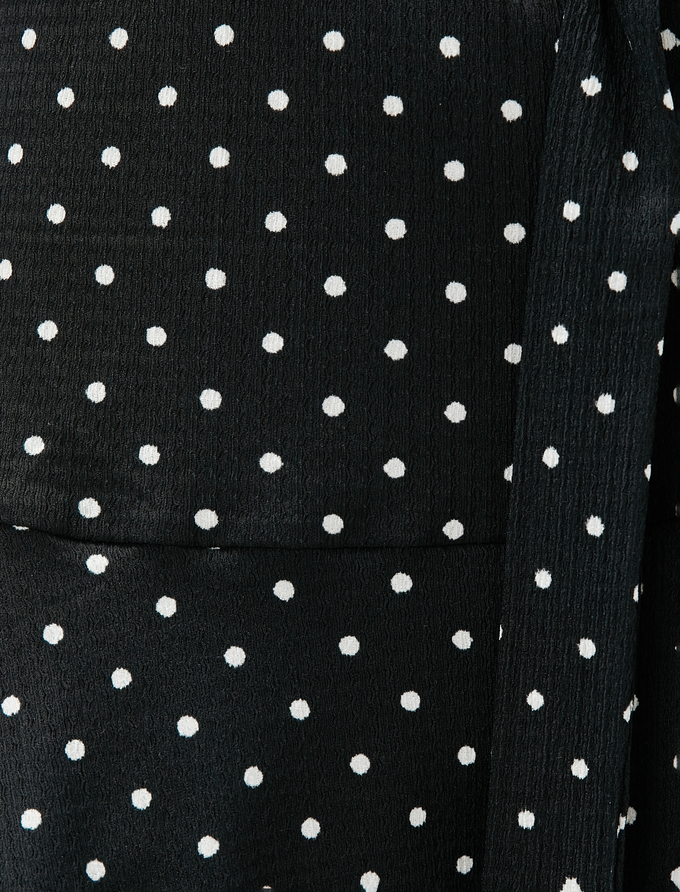   Mini Şort Etek Puantiyeli Beli Kuşaklı Volanlı Bürümcük