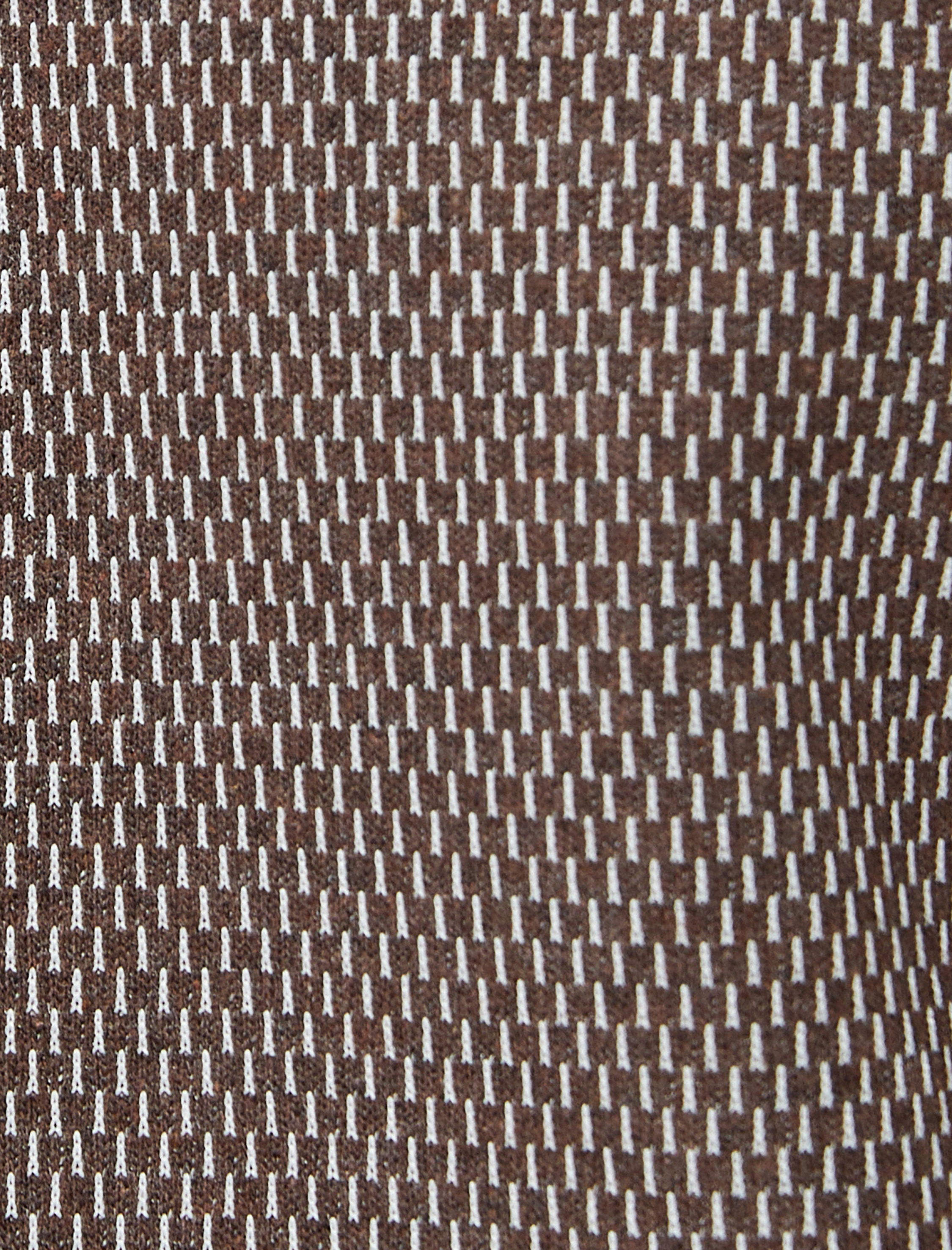   Polo Yaka Tişört Düğmeli Kısa Kollu Geometrik Baskılı