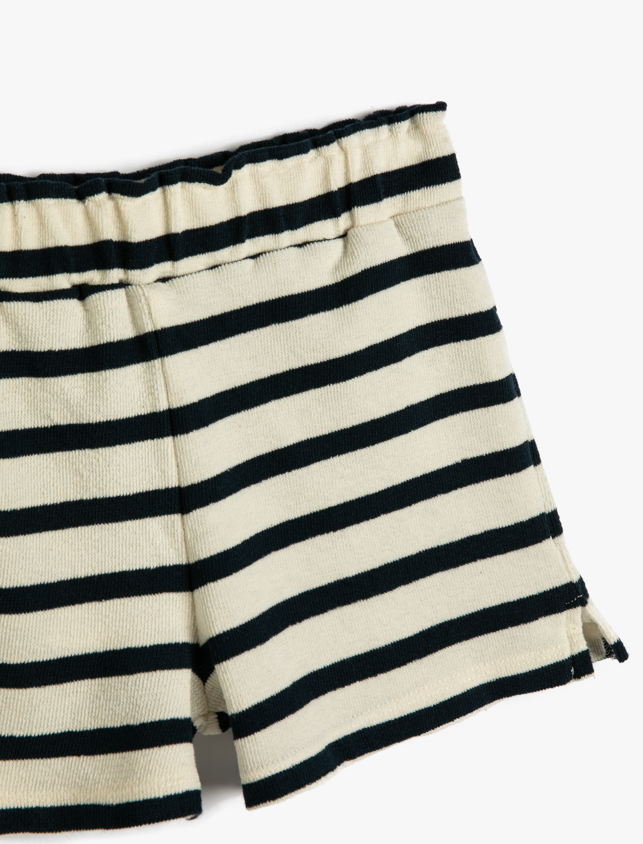  Kız Çocuk Şort Havlu Kumaş Beli Lastikli Rahat Kesim