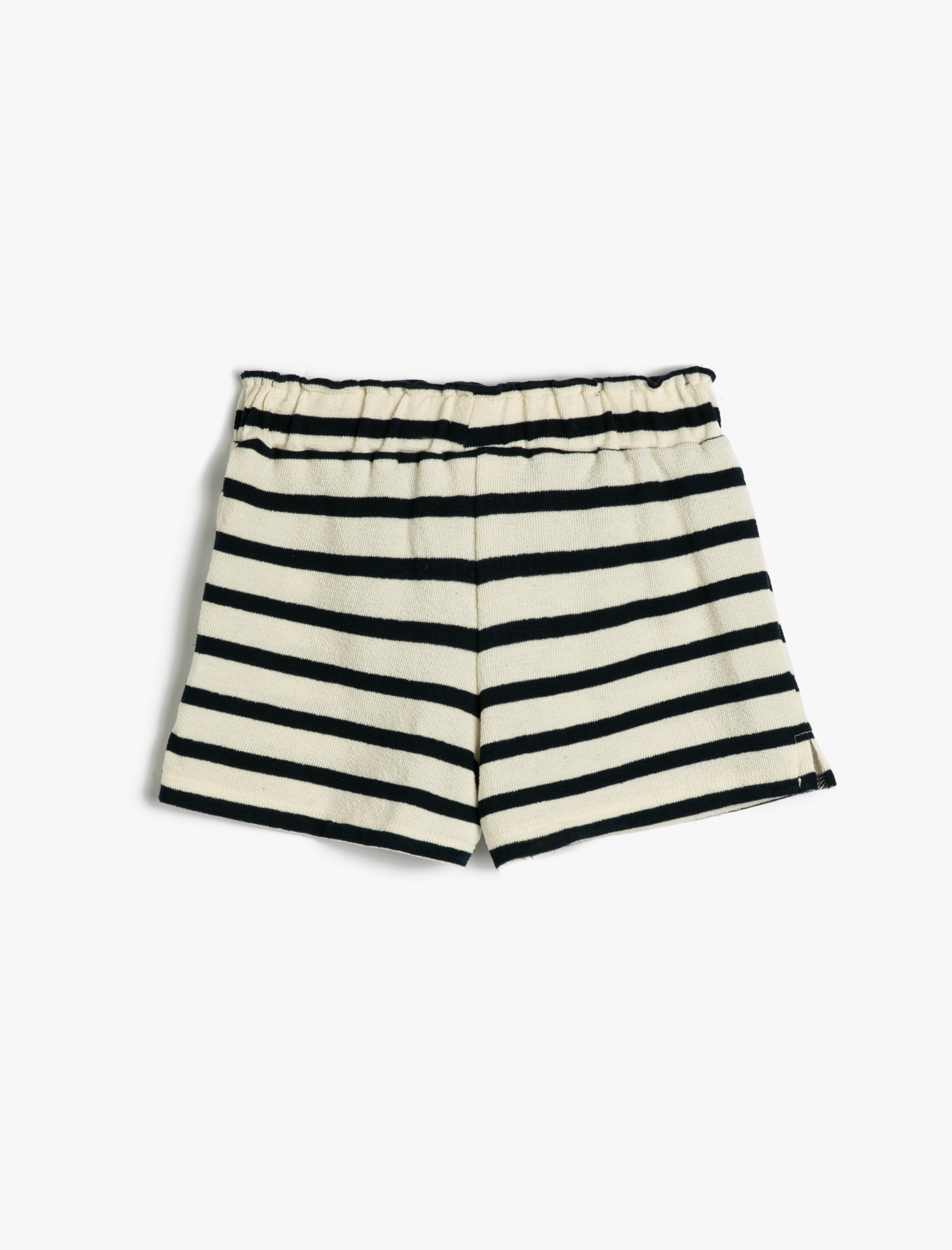  Kız Çocuk Şort Havlu Kumaş Beli Lastikli Rahat Kesim