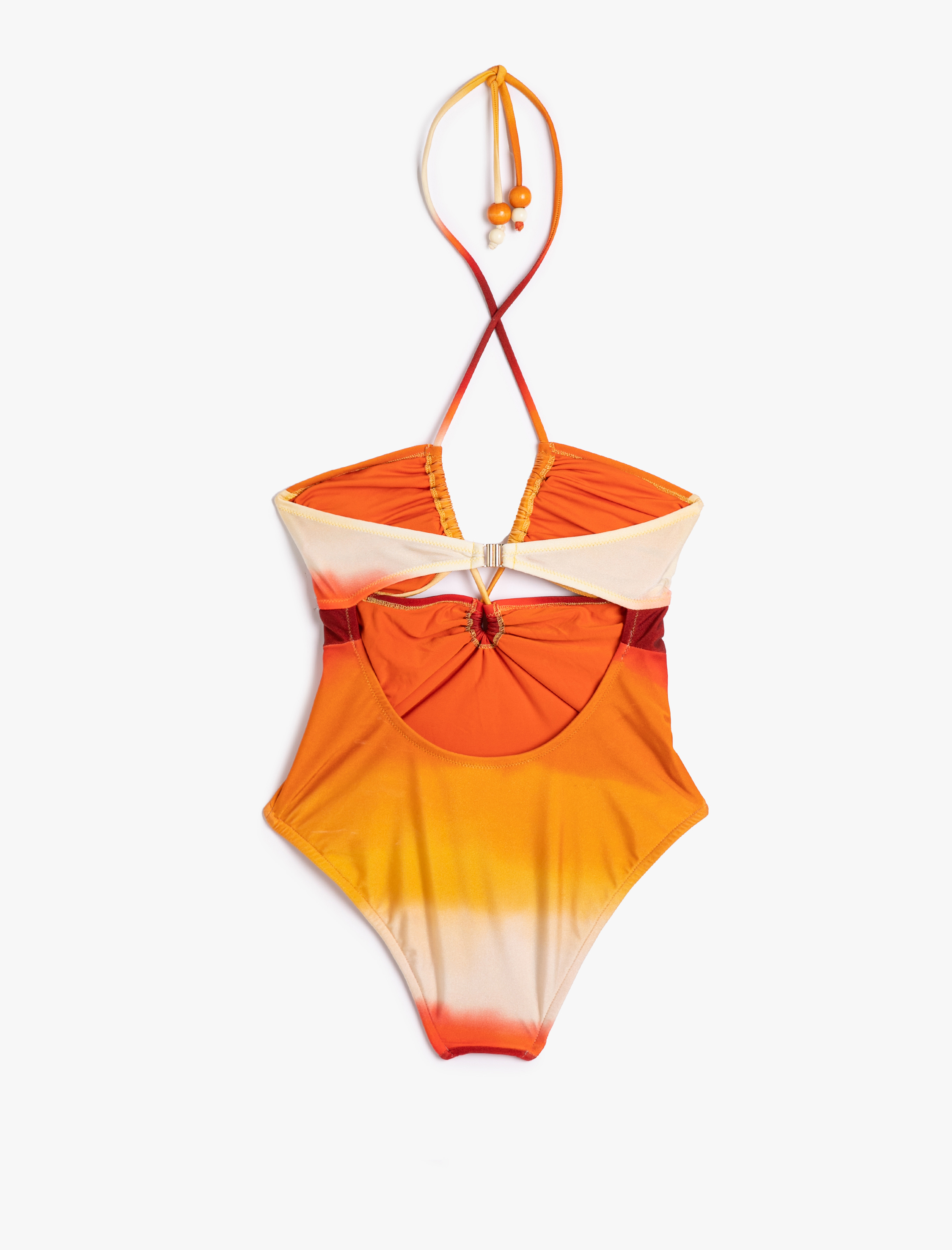   Koton X Şahika Ercümen - Boyundan Bağlamalı Pencere Detaylı Mayo