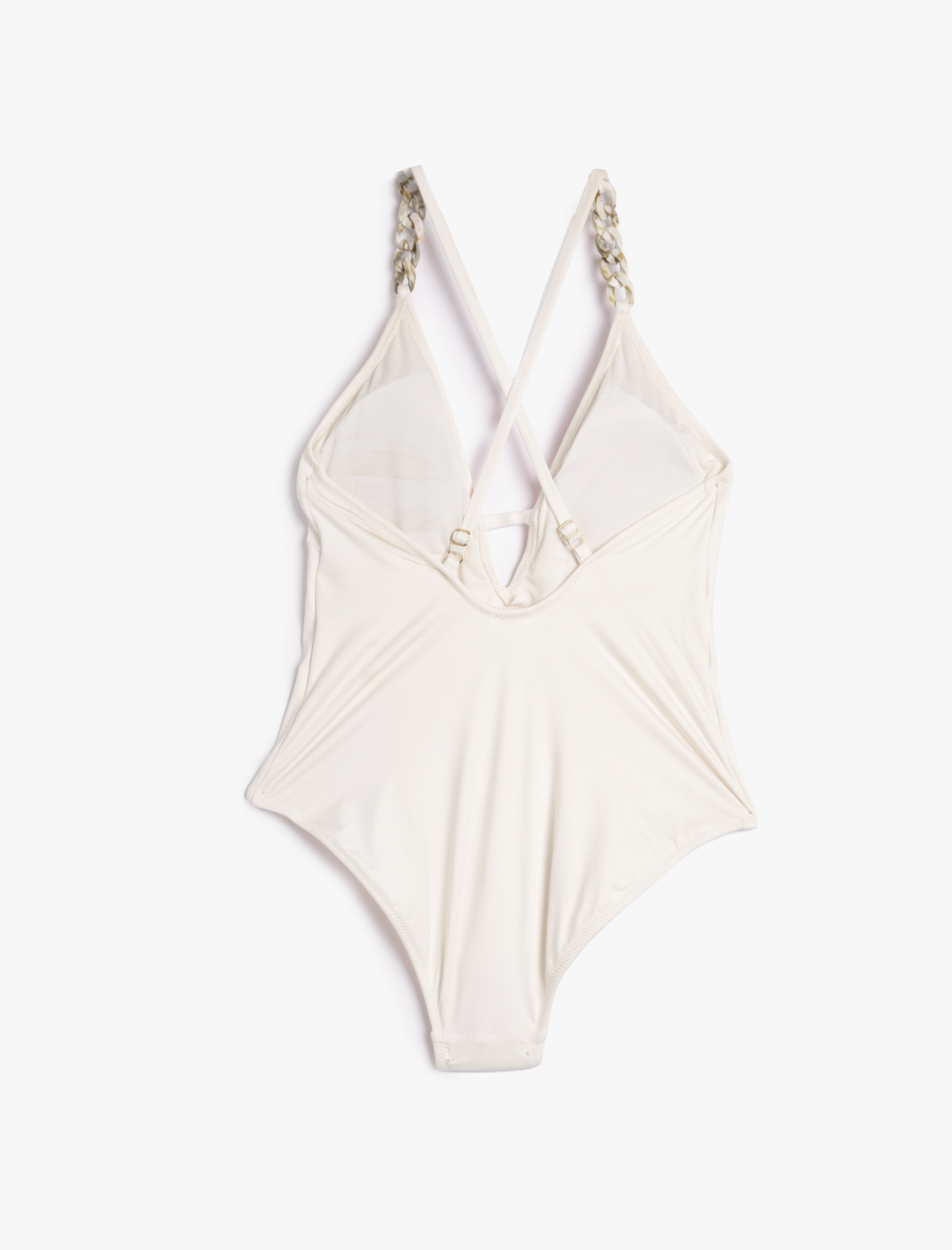   Koton X Şahika Ercümen - Aksesuar Askılı Pencere Detaylı Mayo