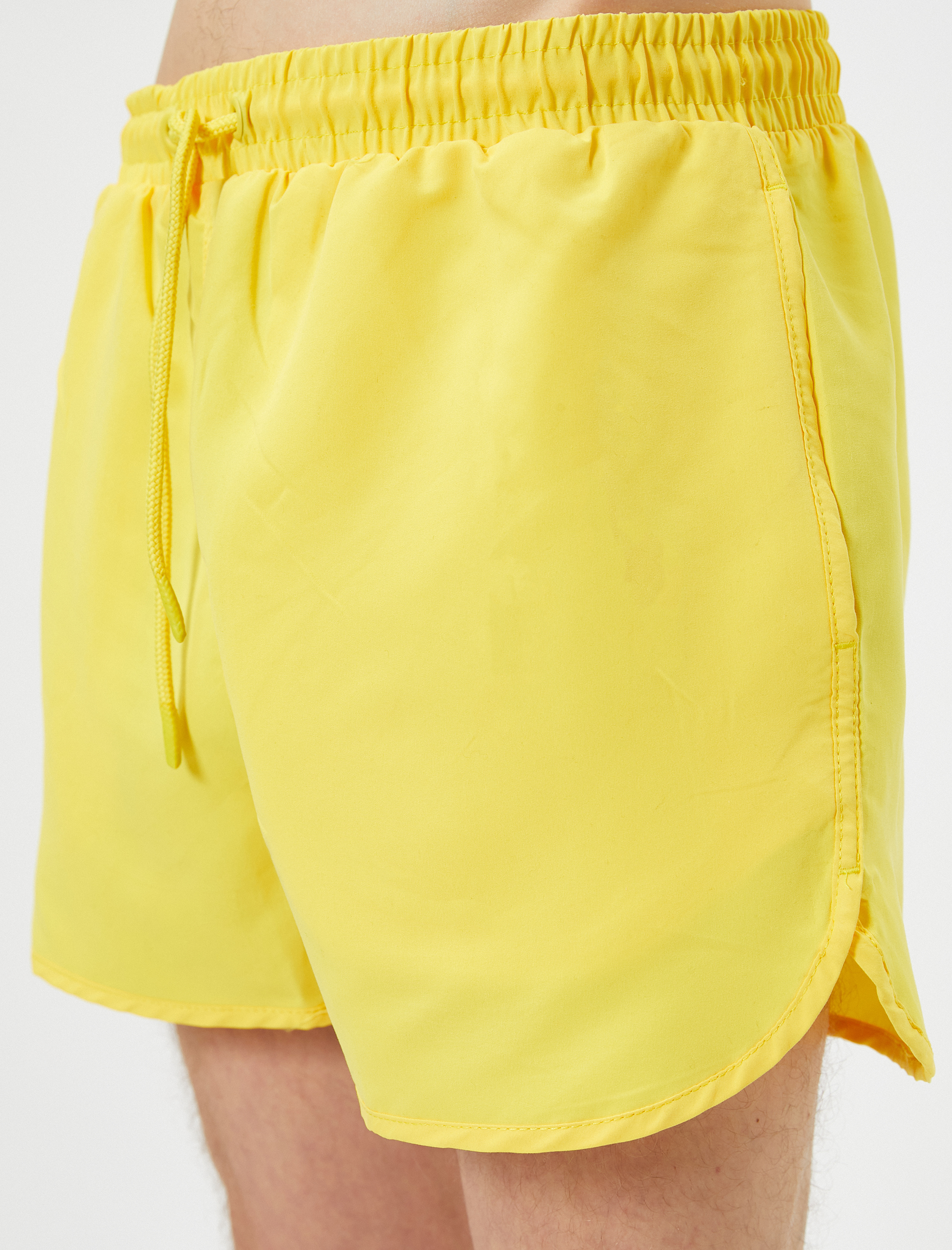   Mayo Şort Kısa Beli Bağcıklı Cepli