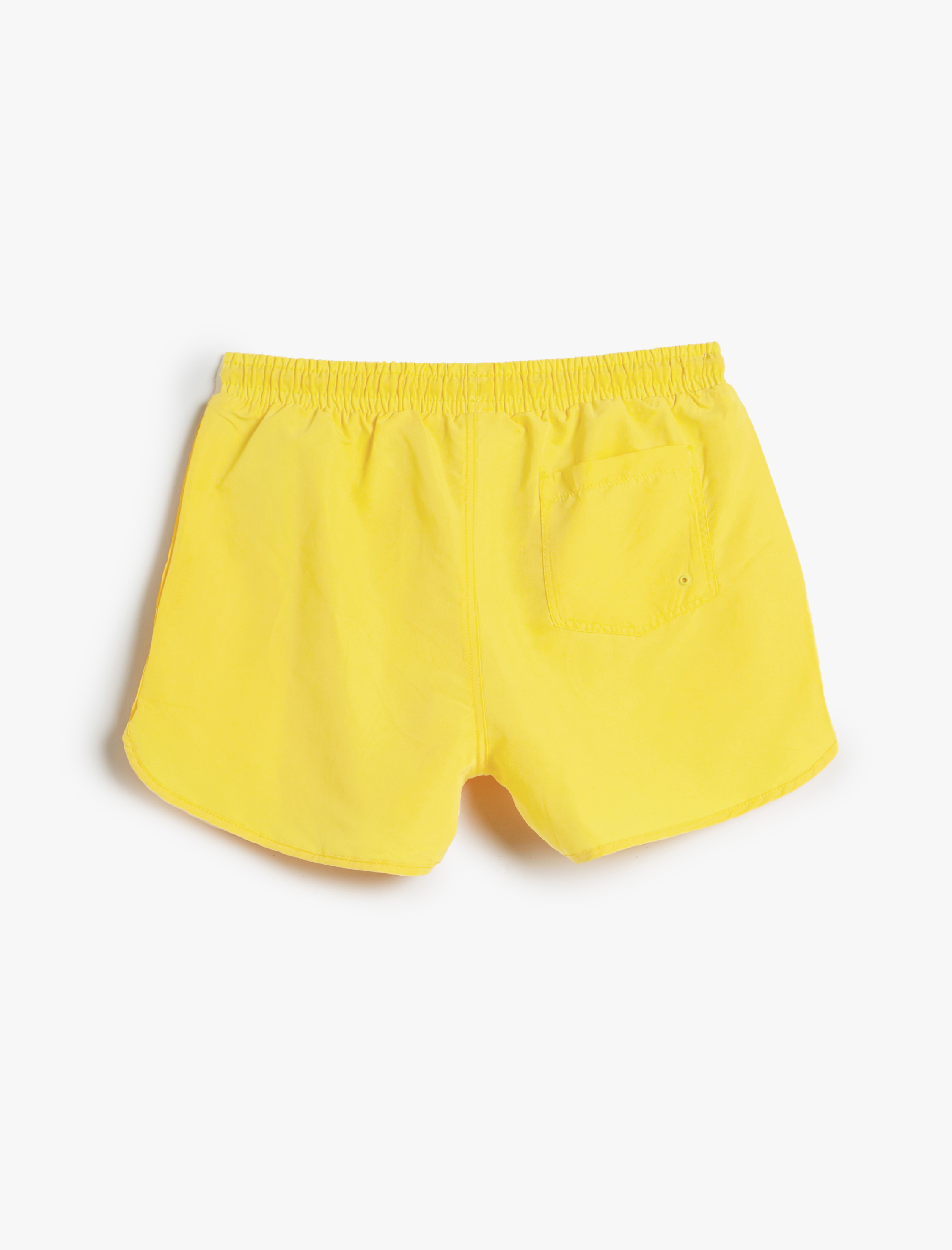   Mayo Şort Kısa Beli Bağcıklı Cepli