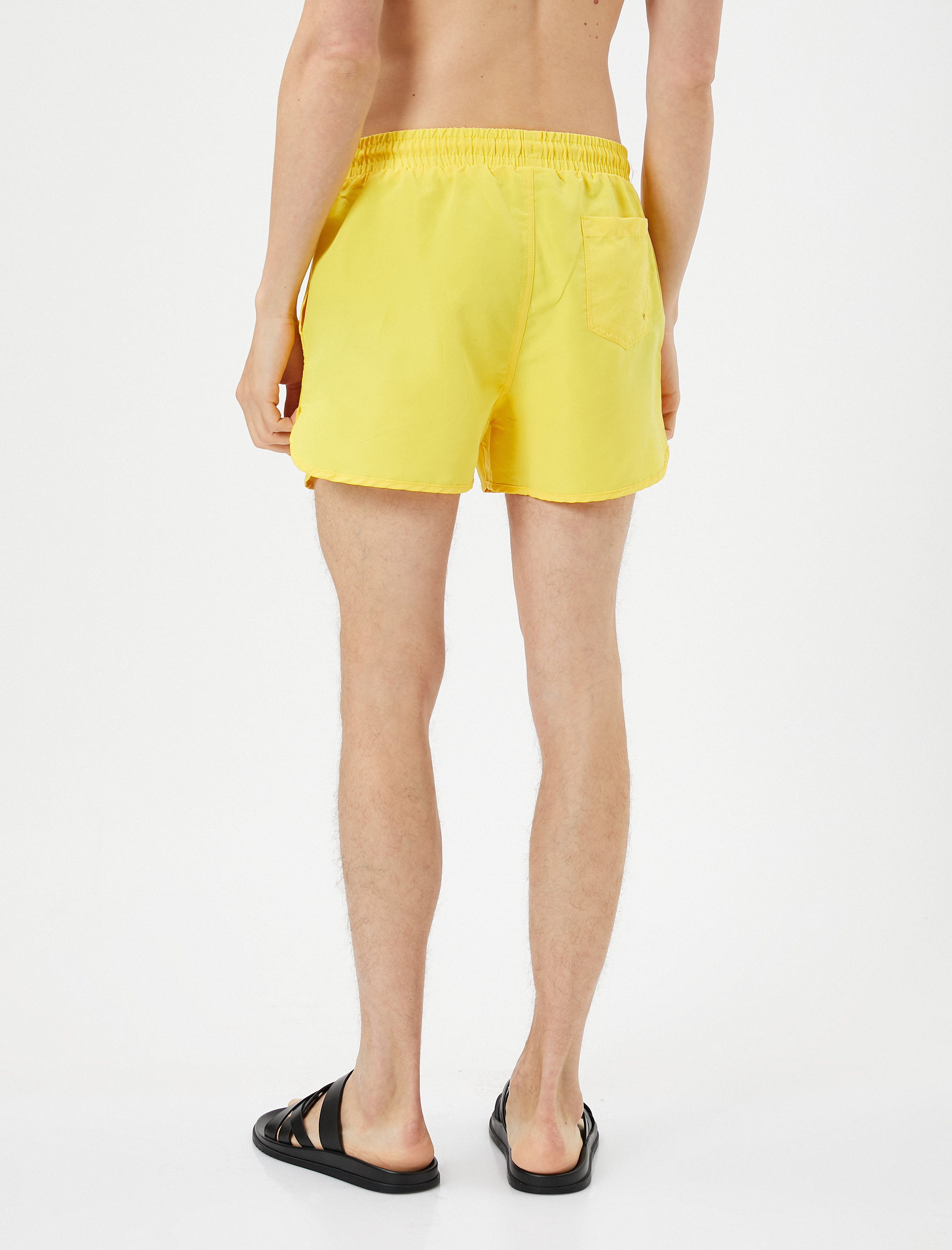   Mayo Şort Kısa Beli Bağcıklı Cepli