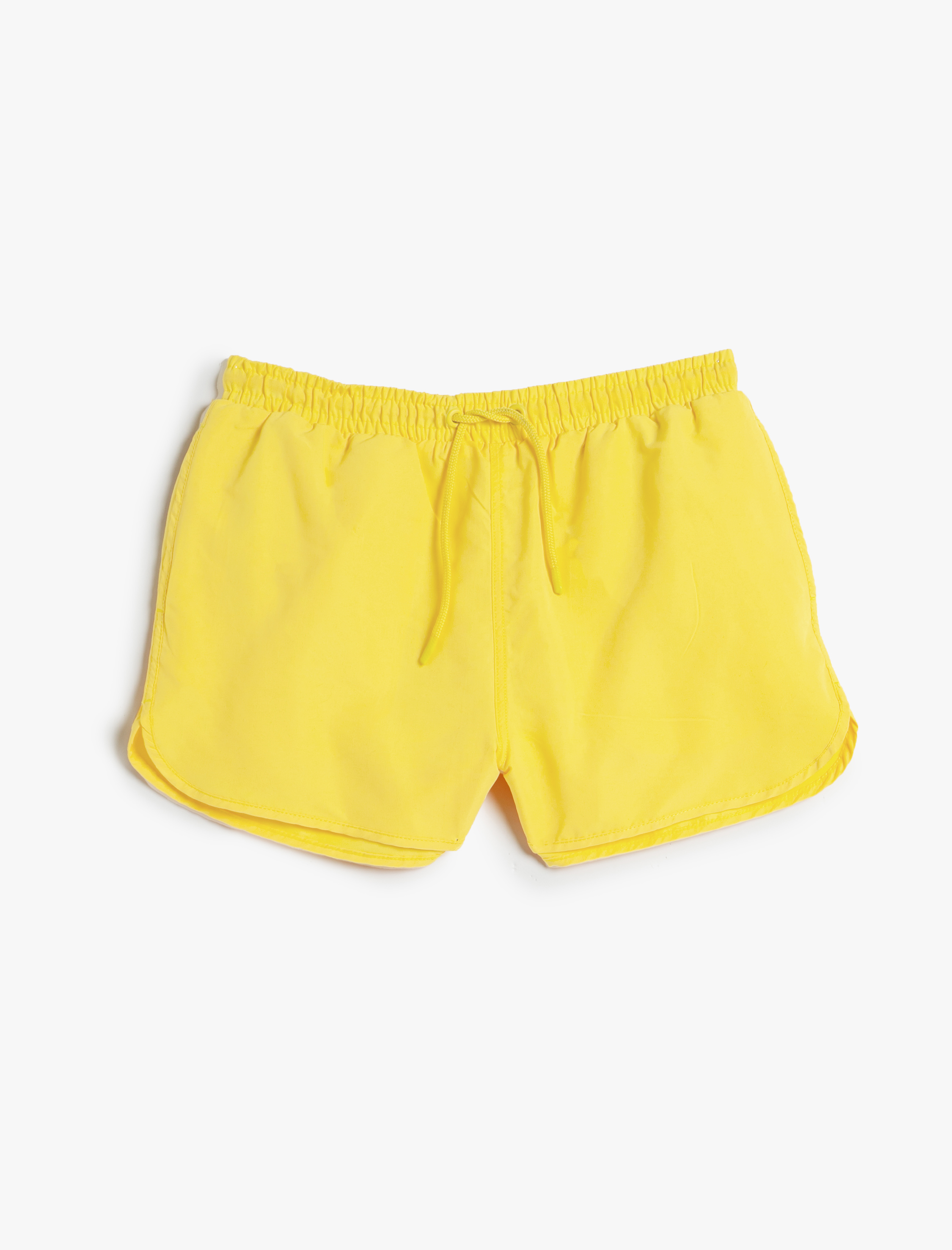   Mayo Şort Kısa Beli Bağcıklı Cepli