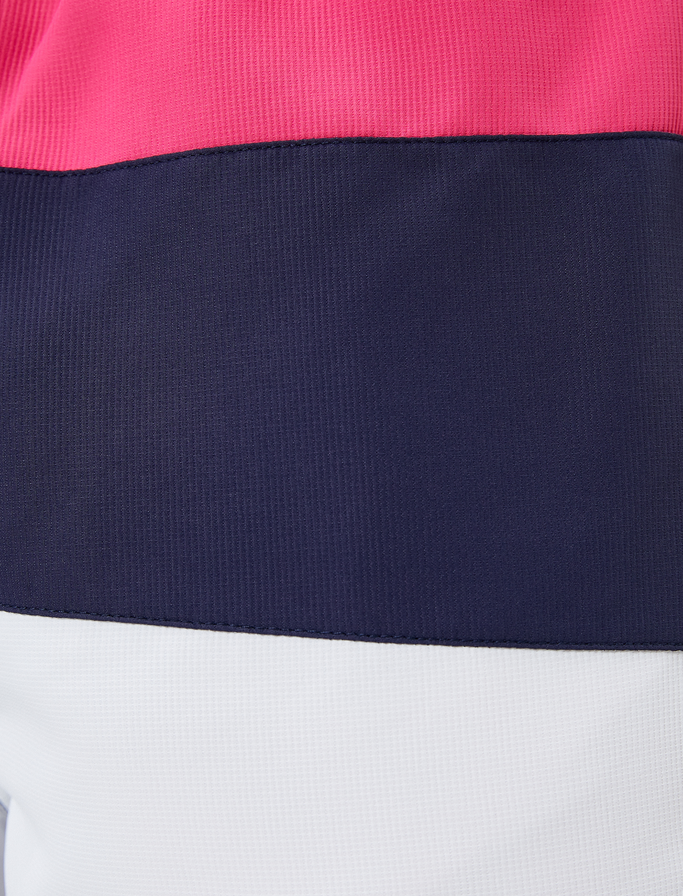   Deniz Şortu Renk Bloklu Beli Bağcıklı Cepli