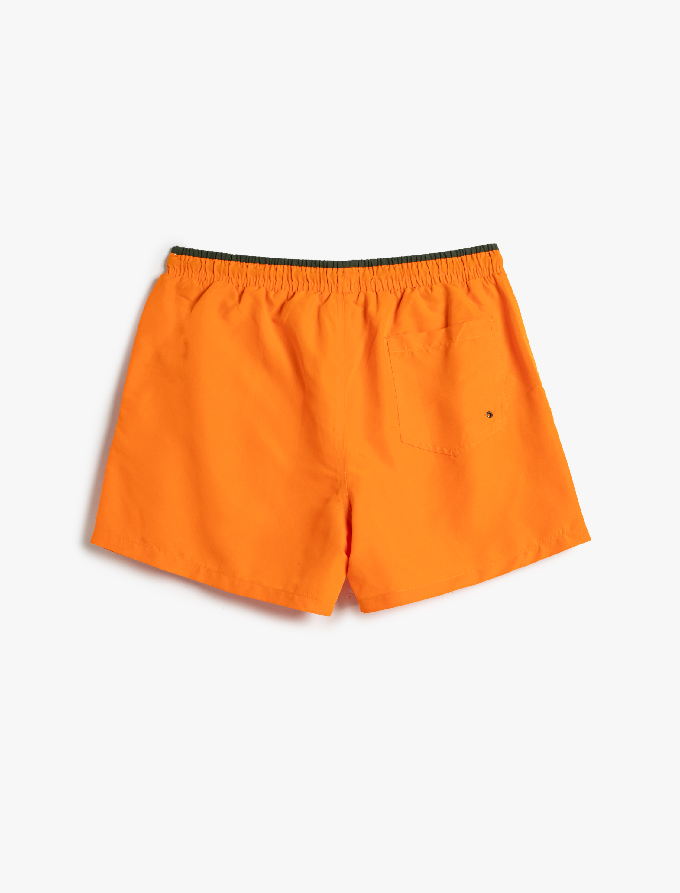 Deniz Şortu Kısa Beli Bağcıklı Cepli