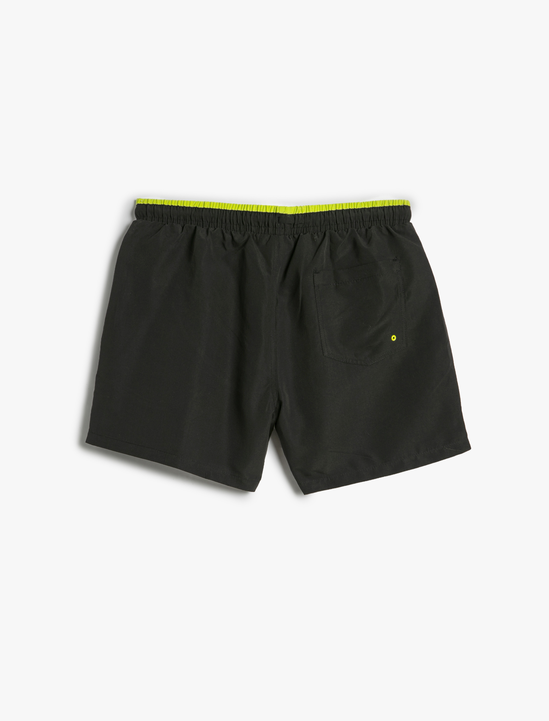   Deniz Şortu Kısa Beli Bağcıklı Cepli