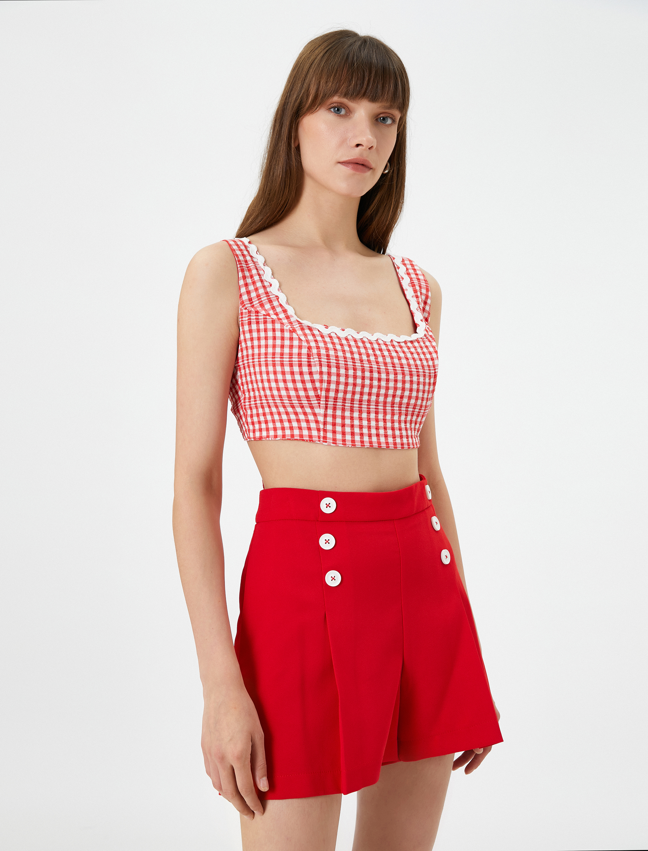 Pötikareli Crop Büstiyer