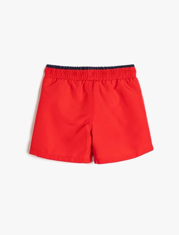 Erkek Çocuk Mayo Basic Beli Bağlamalı