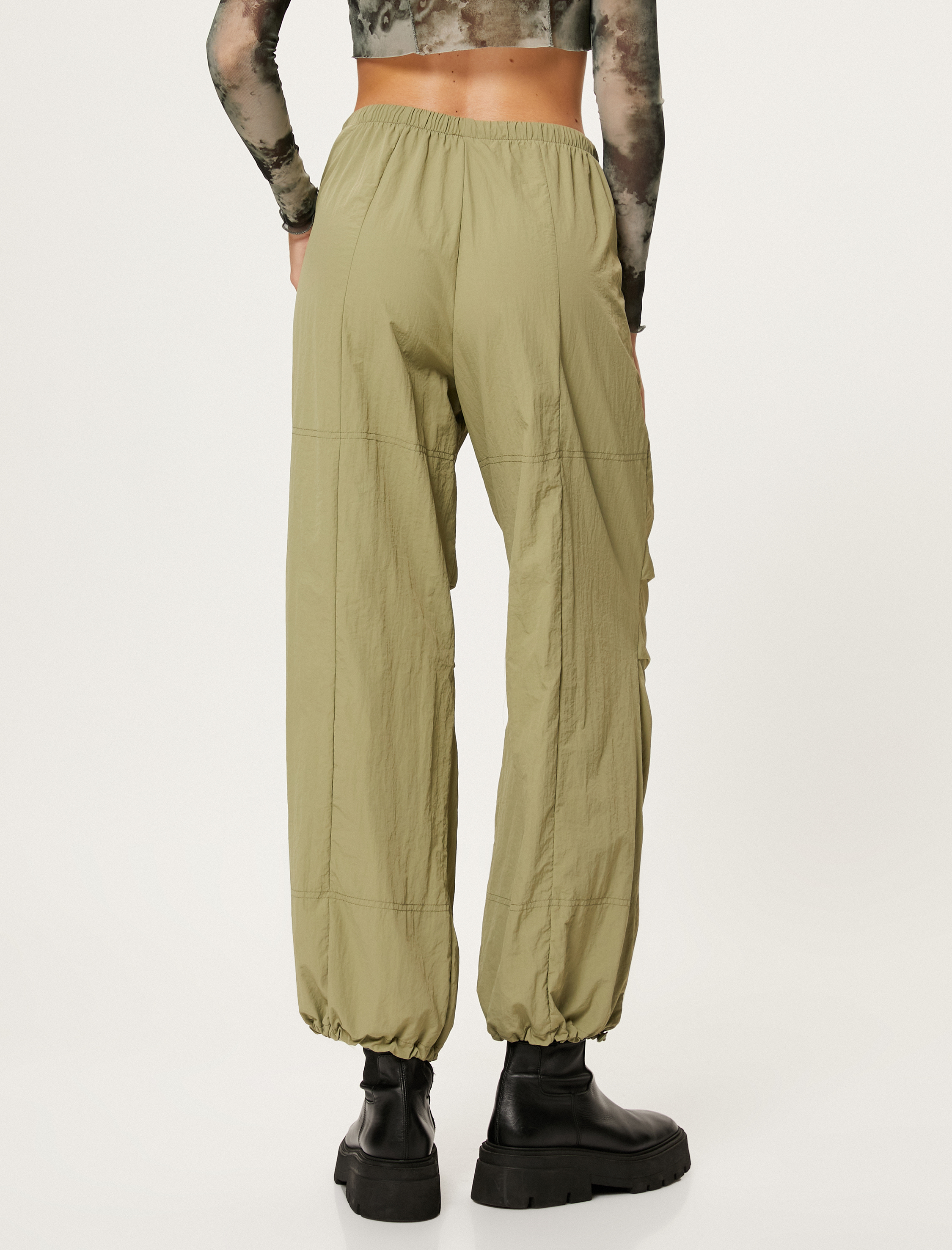   Paraşüt Pantolon Kargo Cepli Rahat Kalıp