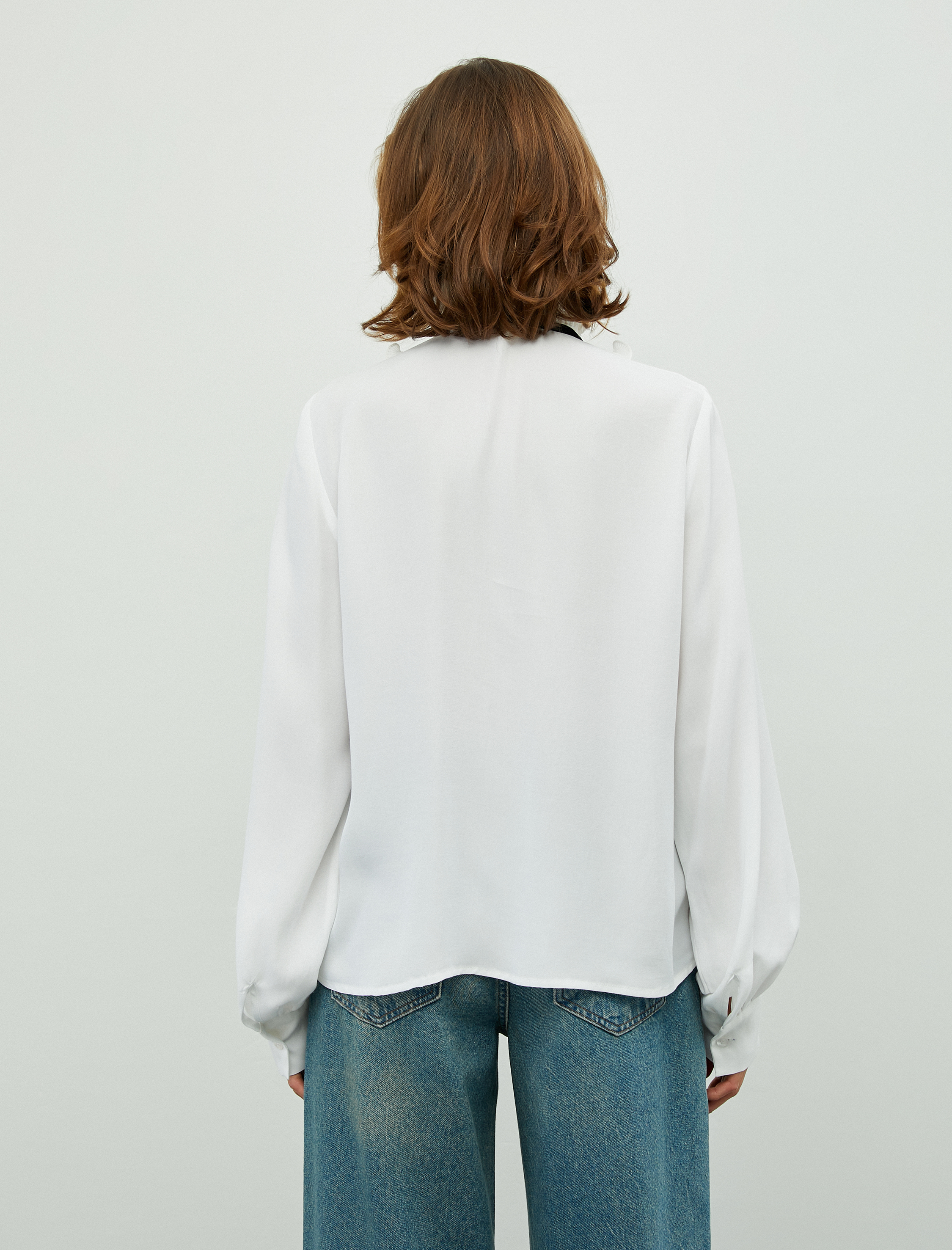   Melis Ağazat X Koton - Fırfırlı Kurdele Detaylı Bluz