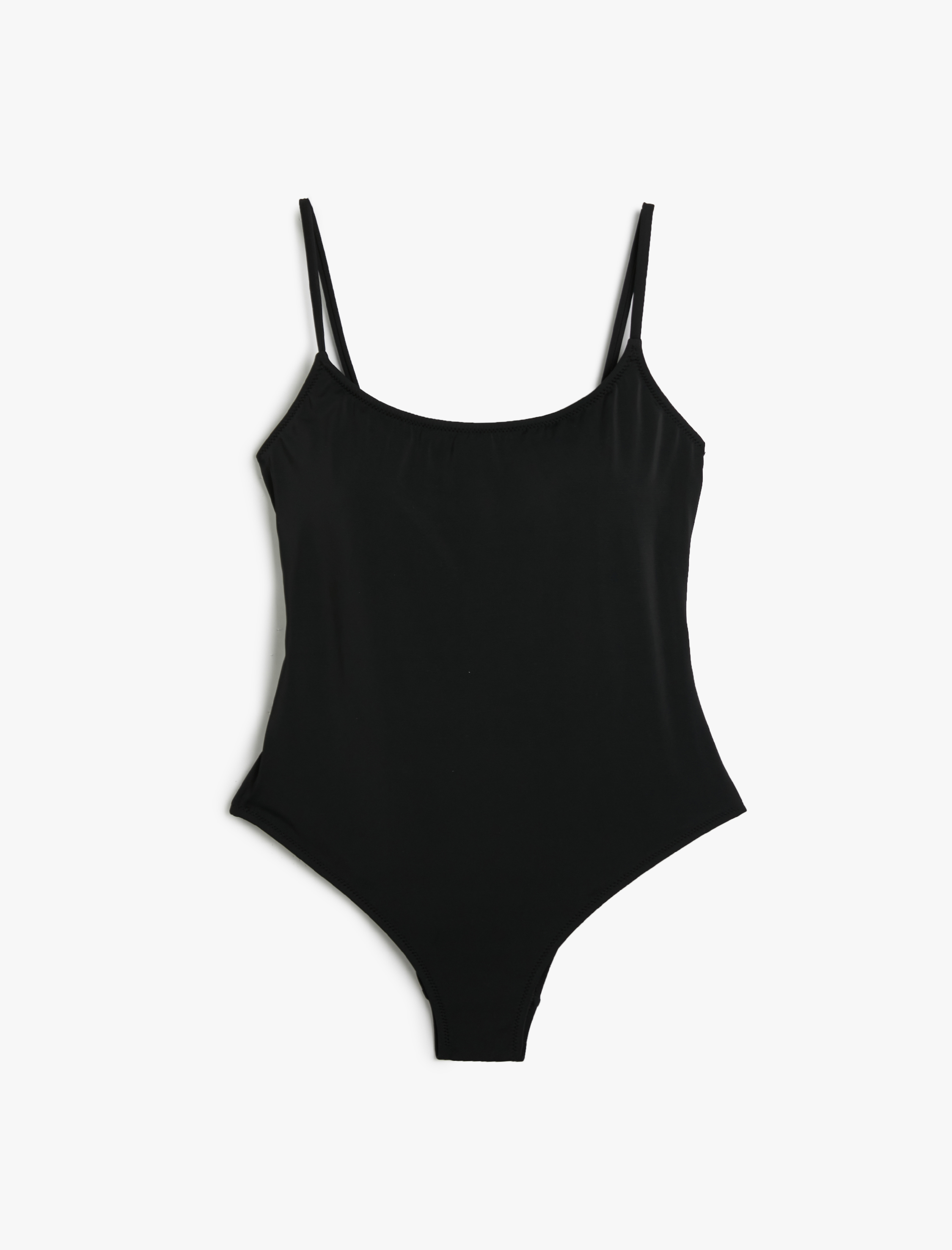   Basic Mayo U Yaka İnce Askılı