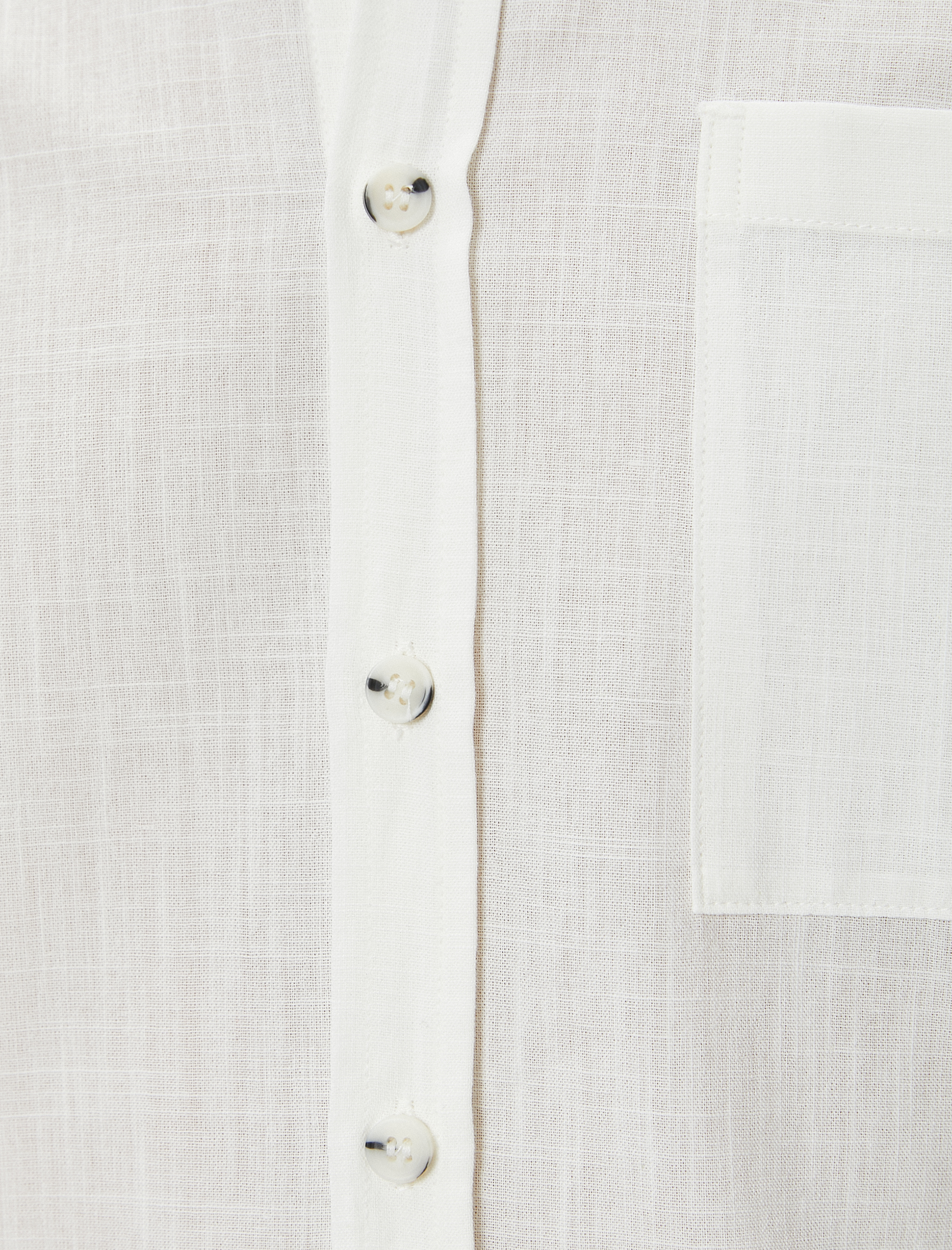 Kısa Kollu Gömlek Slim Fit Klasik Yaka Düğmeli Cep Detaylı