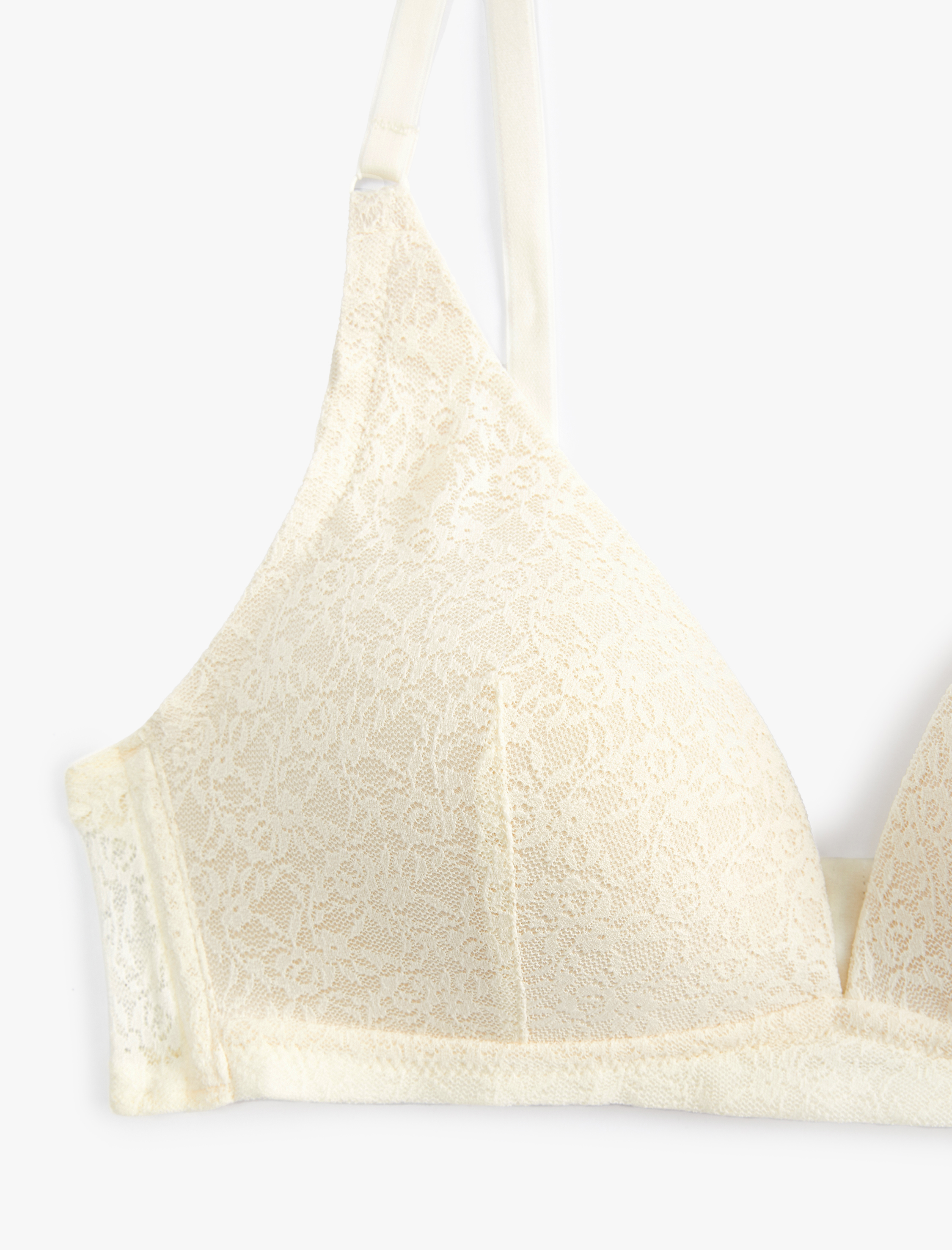   Balensiz Dolgusuz Sütyen Dantelli