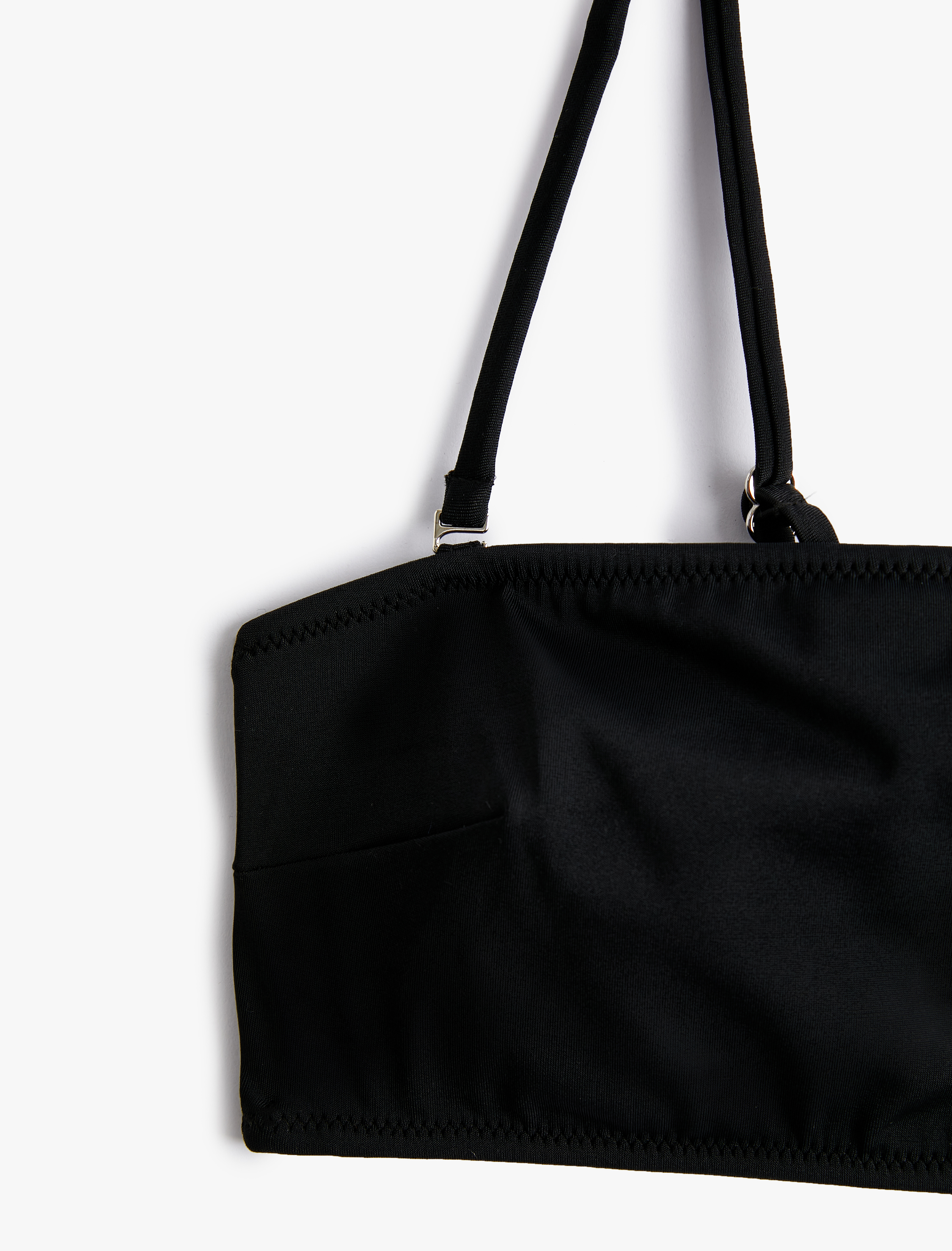   Straplez Bikini Üstü Çıkarılabilir İnce Askılı