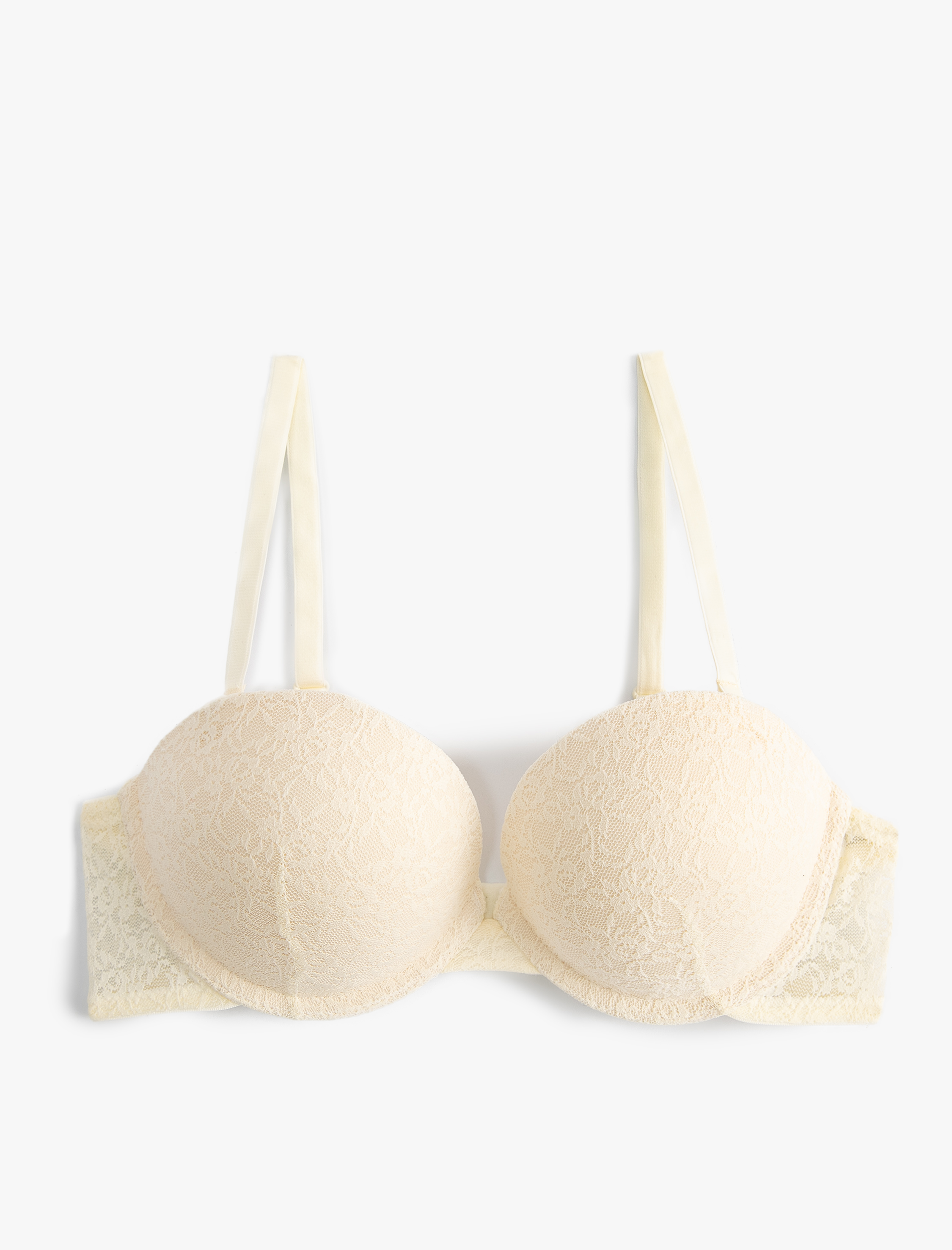   Ekstra Dolgulu Sütyen Balenli Dantelli