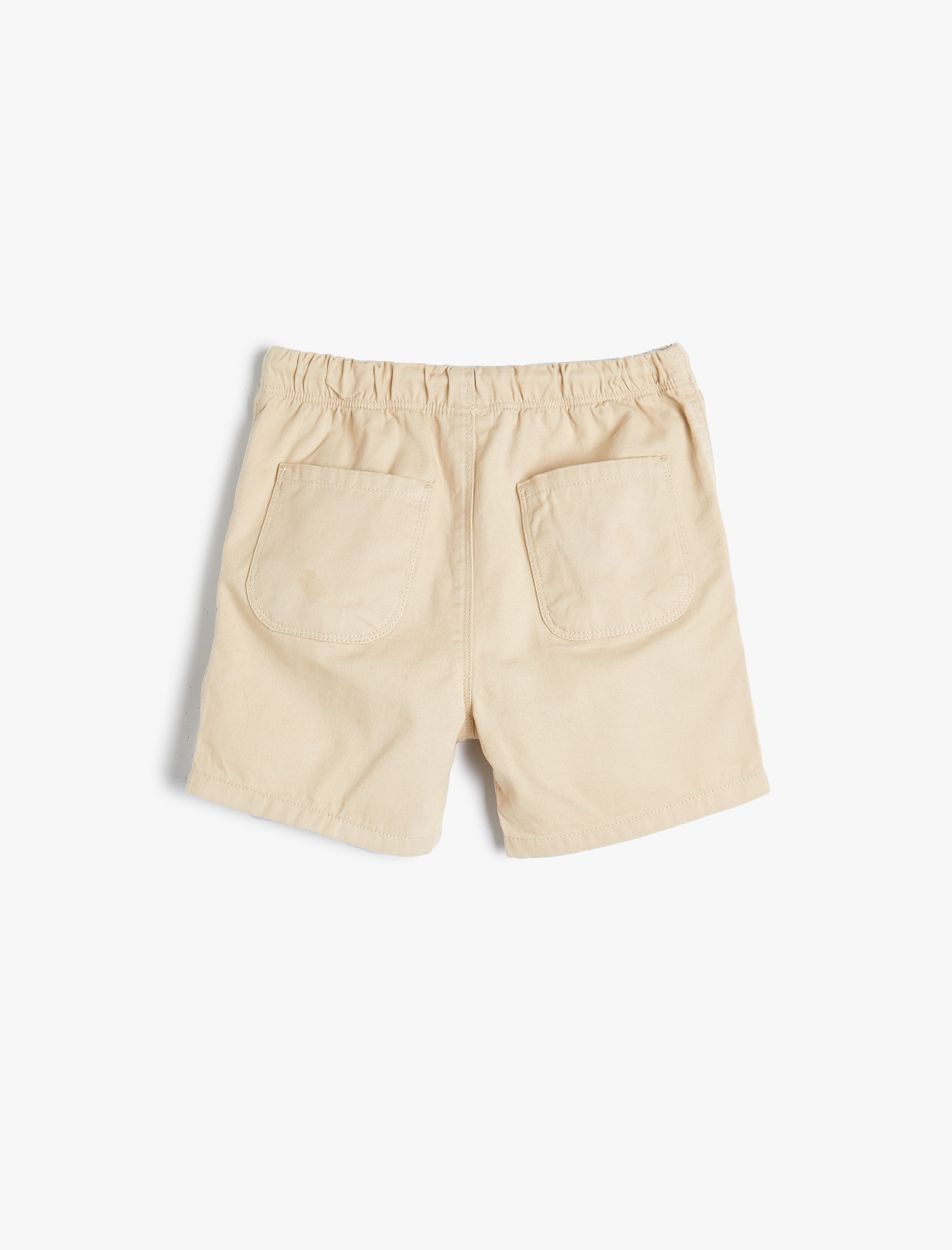Erkek Bebek Basic Şort Beli Bağlamalı Pamuklu