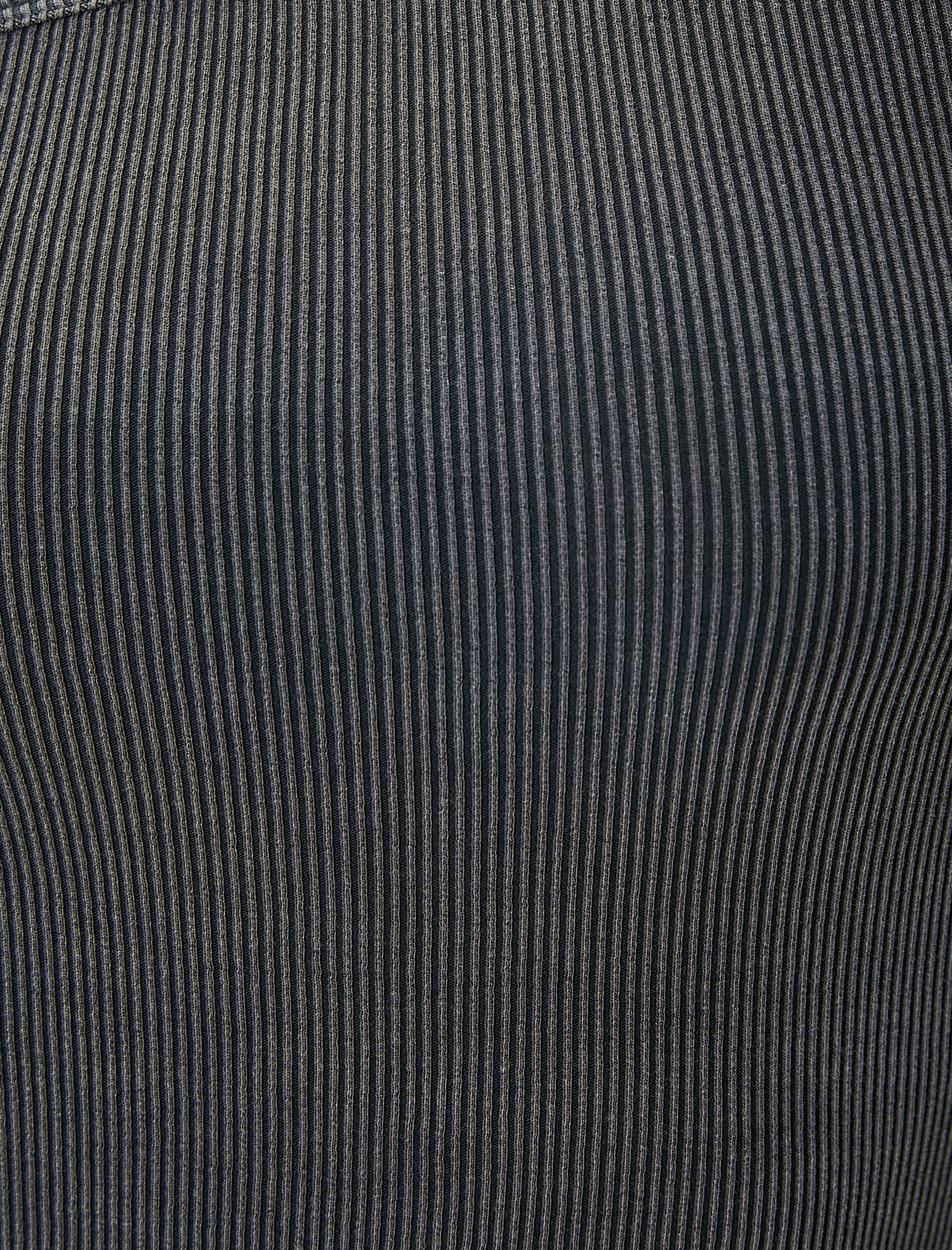   Tek Omuz Atlet Slim Fit Soluk Efektli Kolsuz