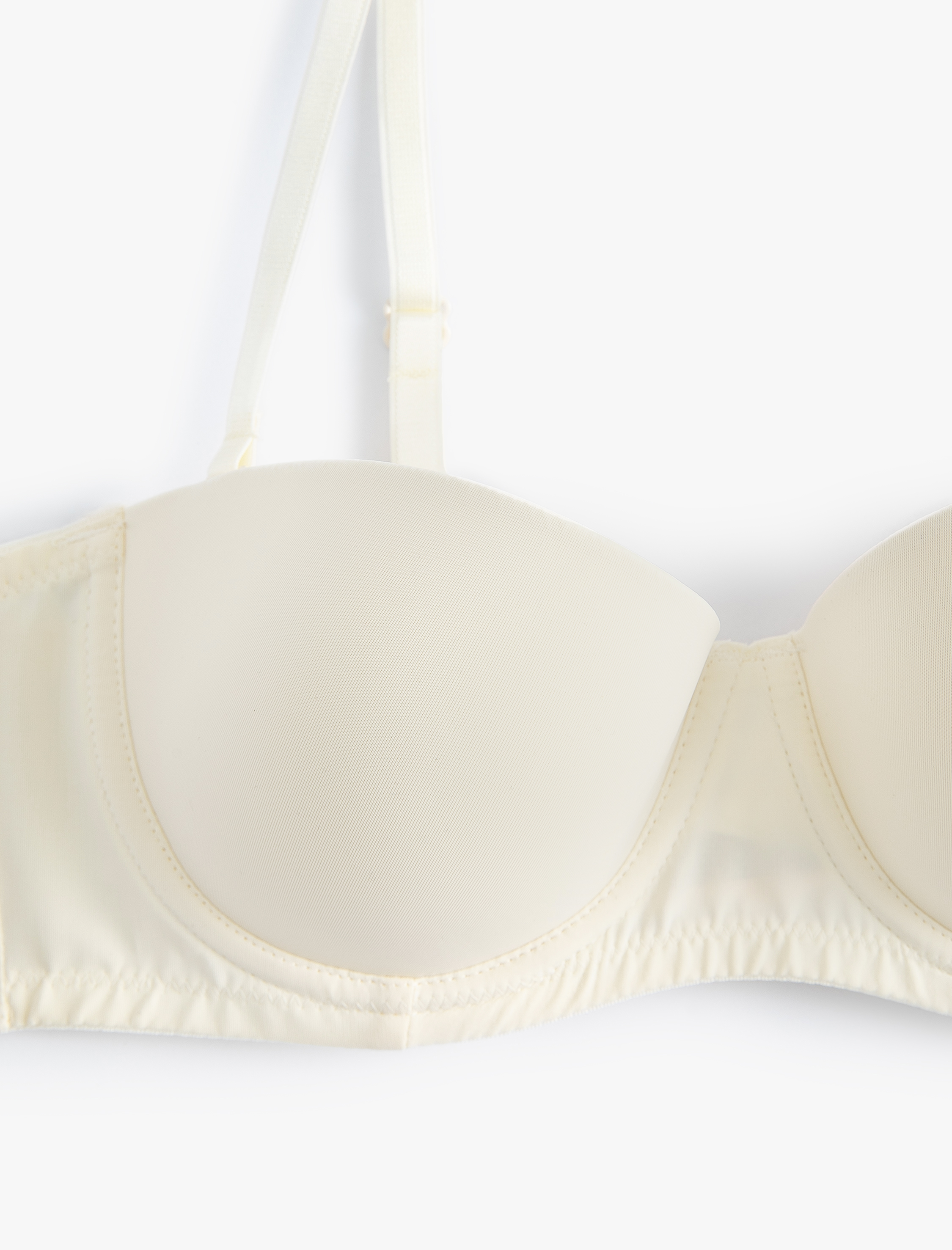 Dolgusuz Balenli Sütyen Straplez Kaplı