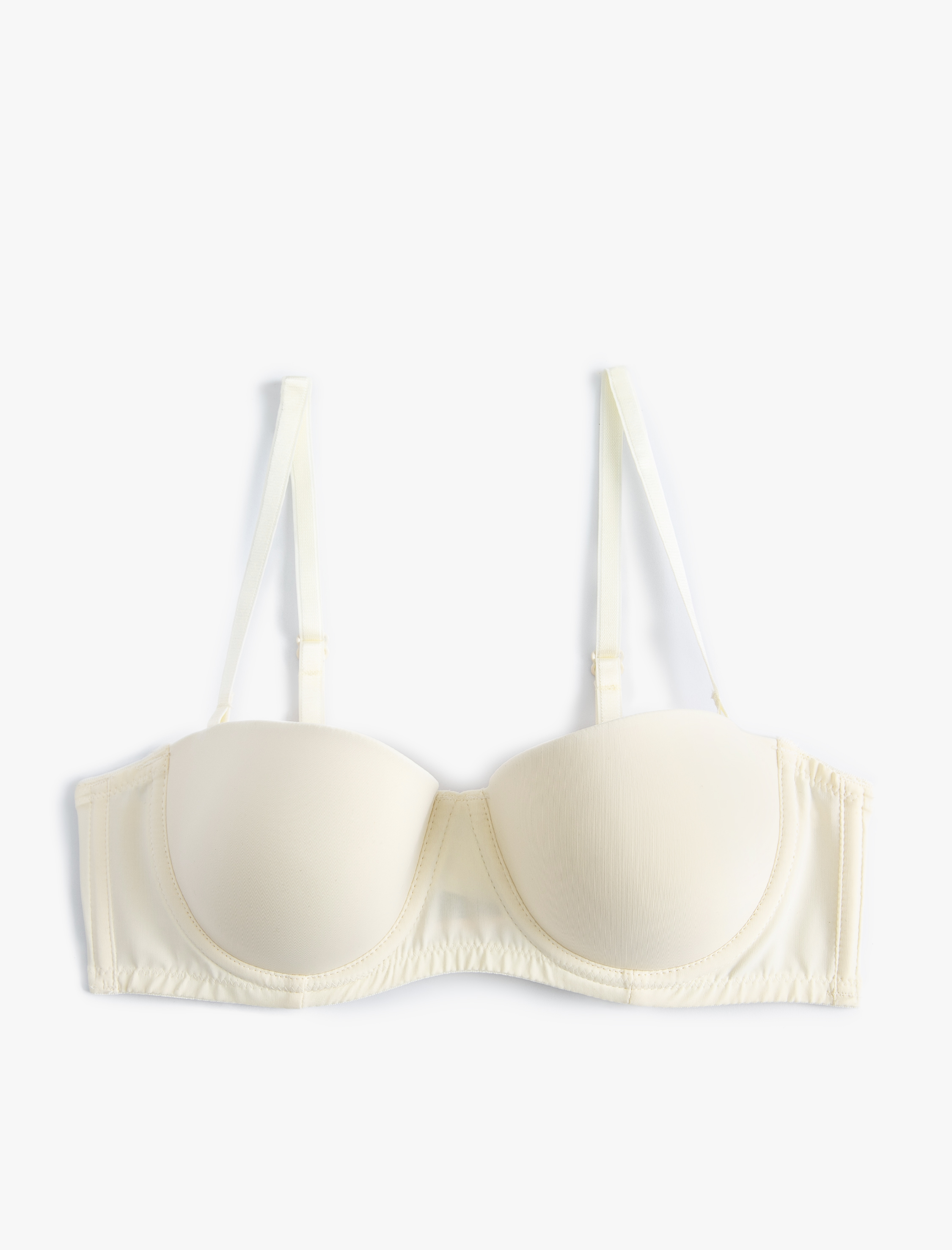 Dolgusuz Balenli Sütyen Straplez Kaplı