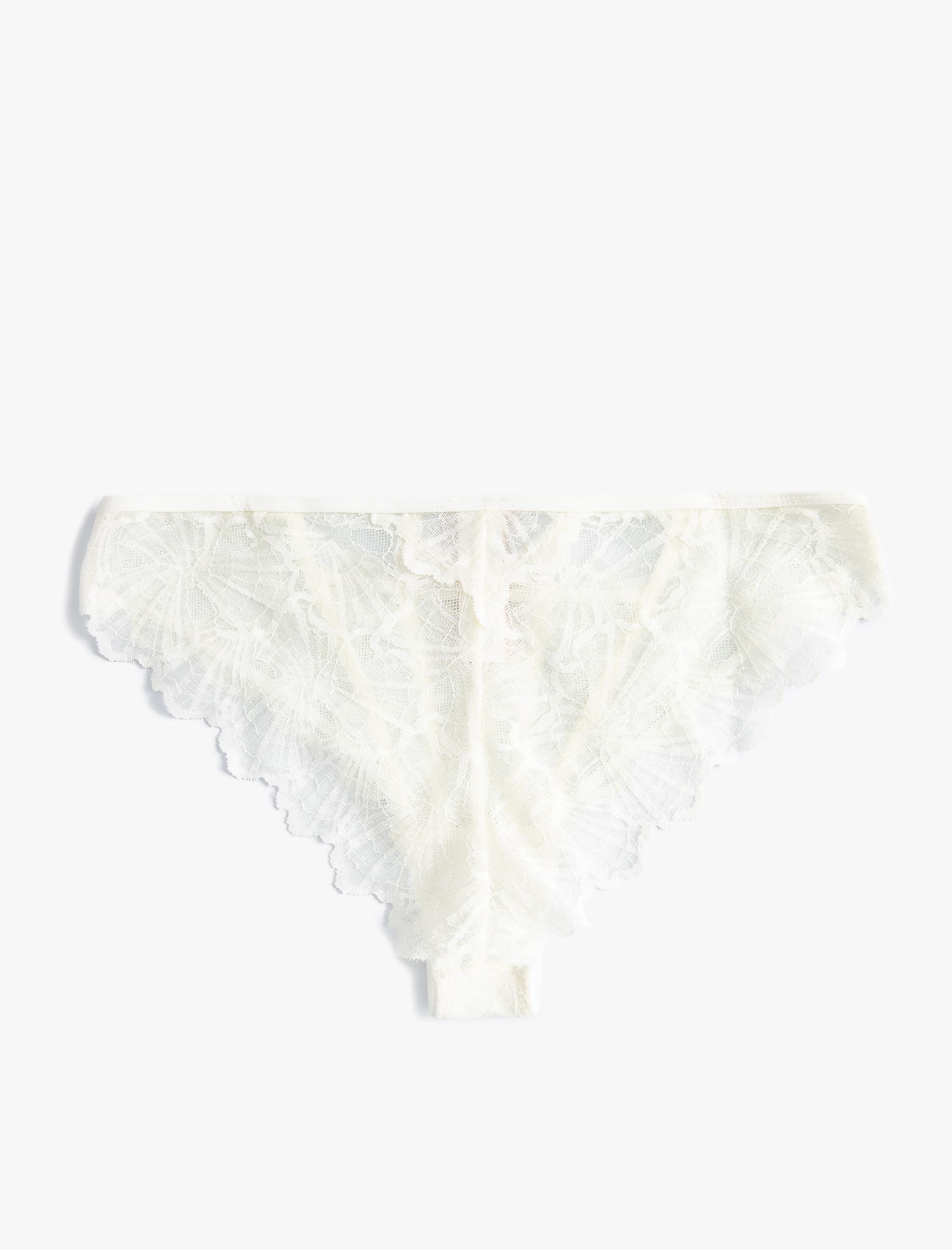   Brief Dantelli Külot Deniz Kabuğu Aksesuar Detaylı