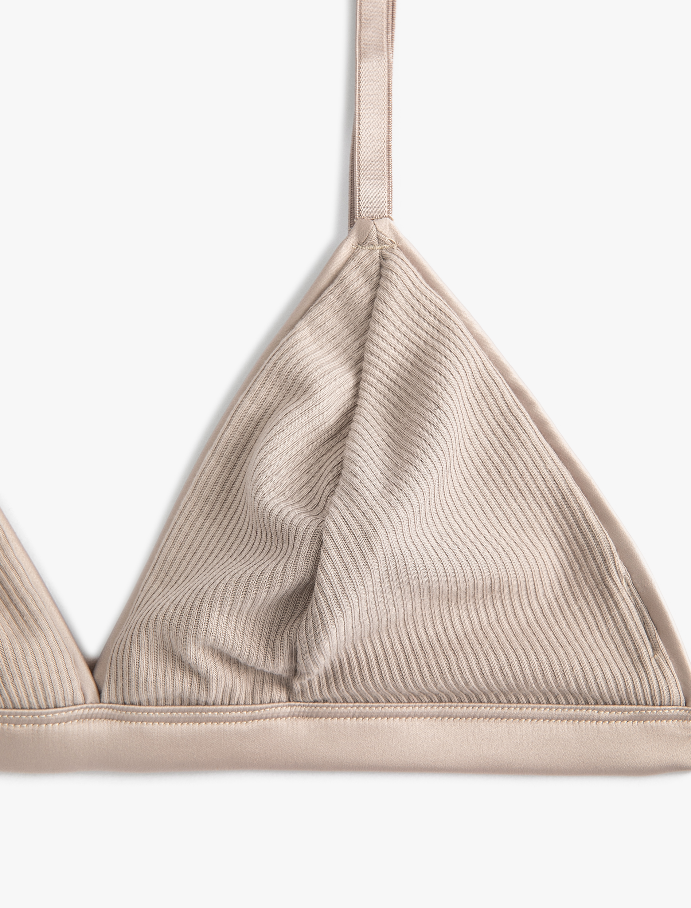 Balensiz Sütyen Dolgusuz Fitilli Viskon Karışımlı