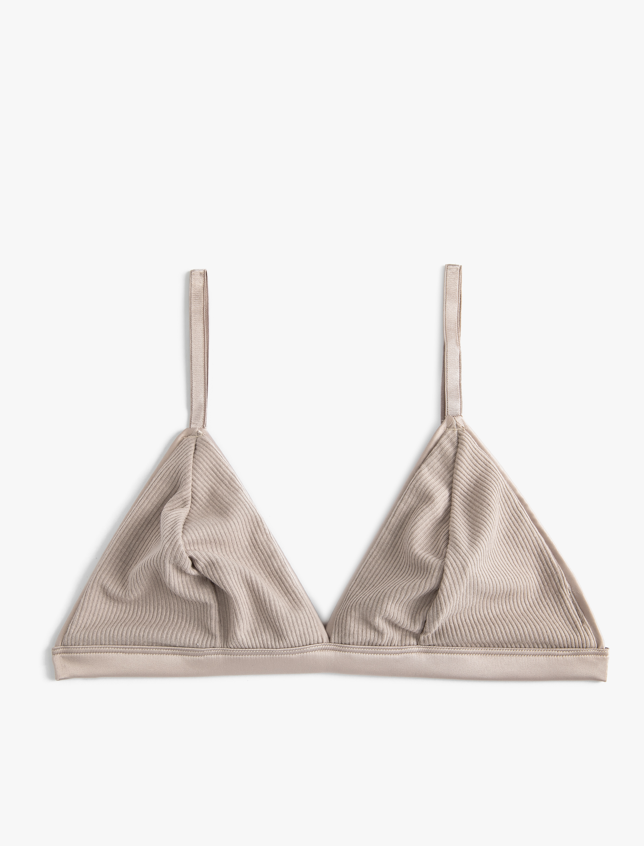 Balensiz Sütyen Dolgusuz Fitilli Viskon Karışımlı