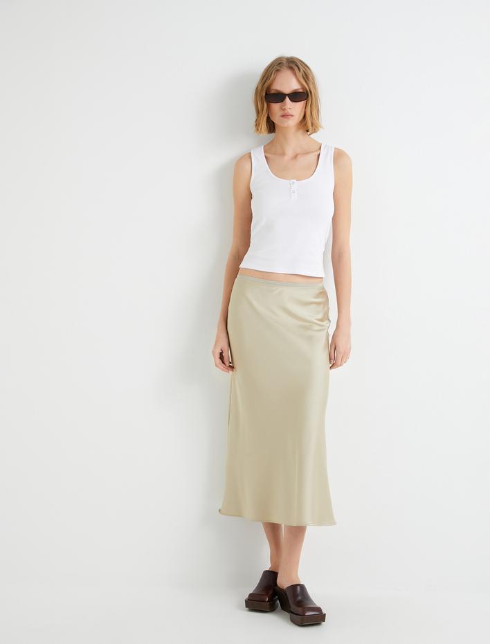  Fitilli Atlet U Yaka Kalın Askılı Çıtçıt Düğmeli Pamuklu