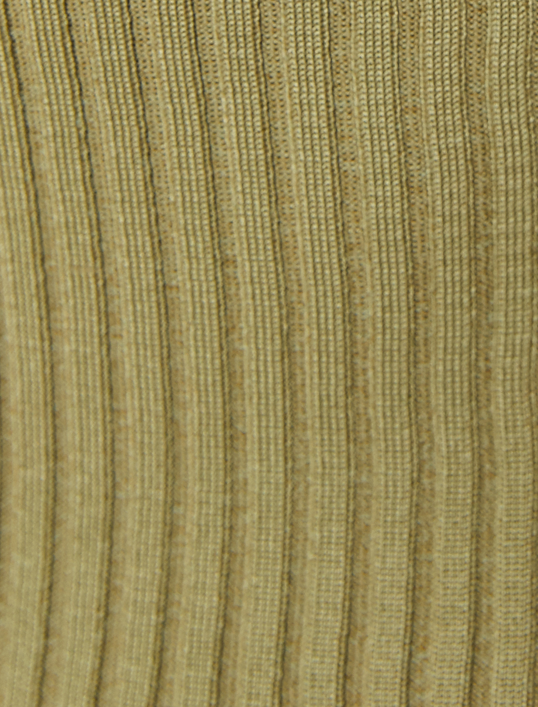   Polo Yaka Kazak Triko Fitilli Düğmeli Kısa Kollu Viskon