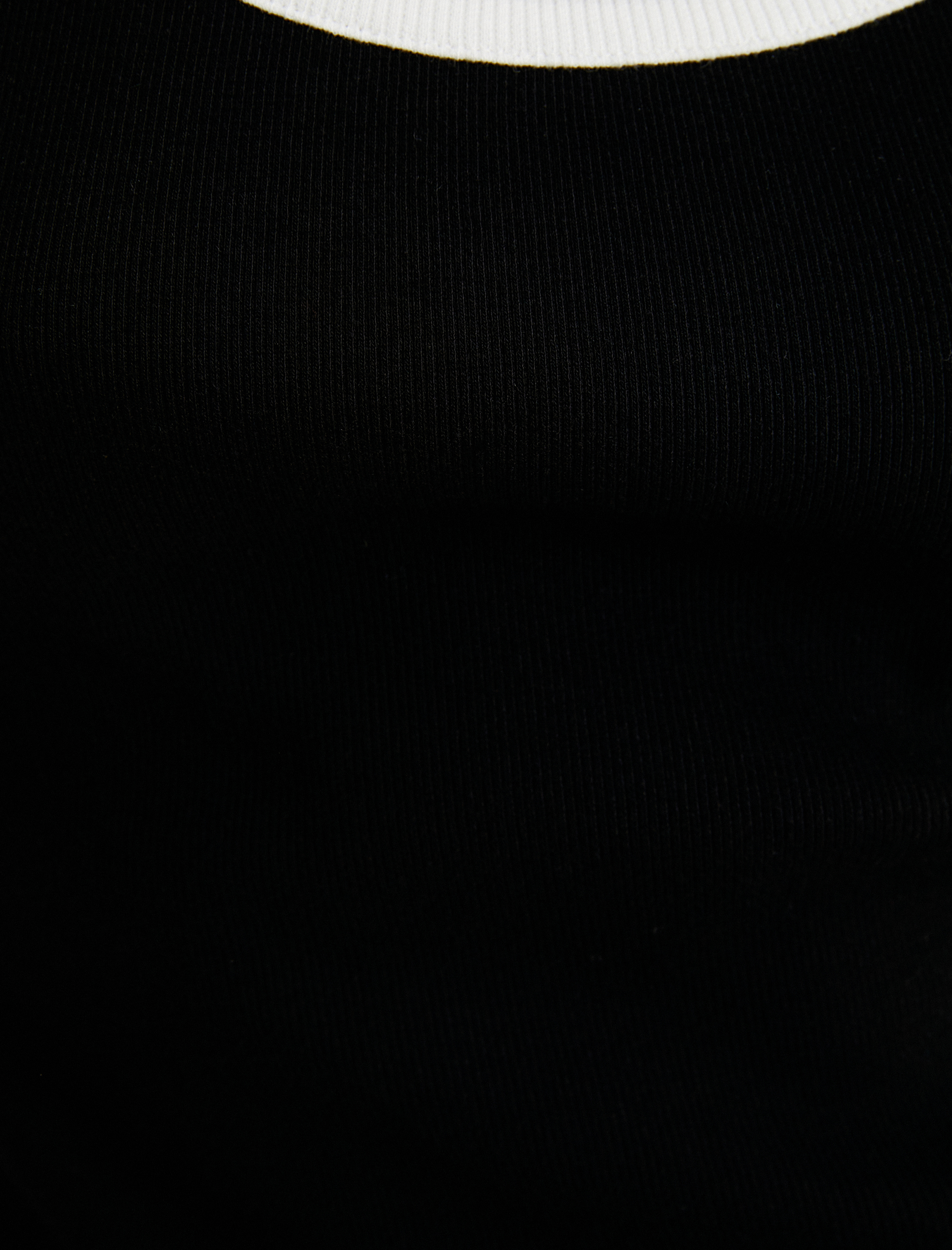   Halter Yaka Atlet İnce Askılı Renk Kontrastlı Pamuklu