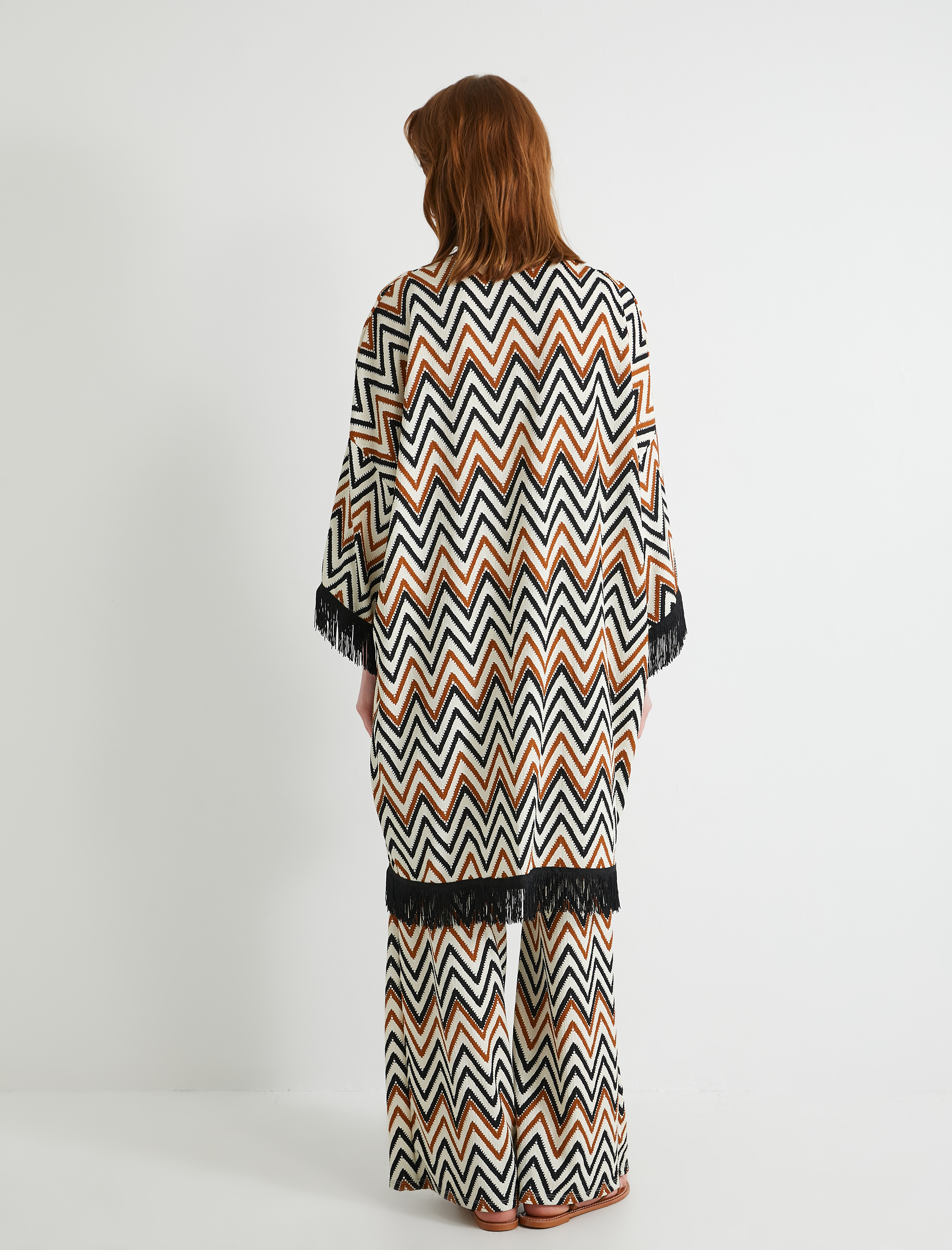   Midi Kimono Püskül Detaylı