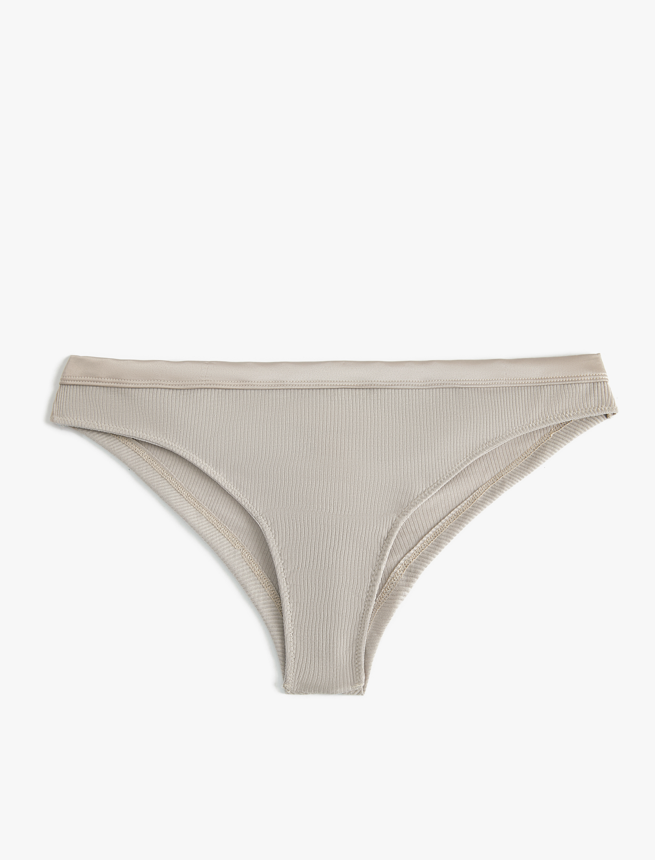 Brief Külot Fitilli Saten Bel Detaylı