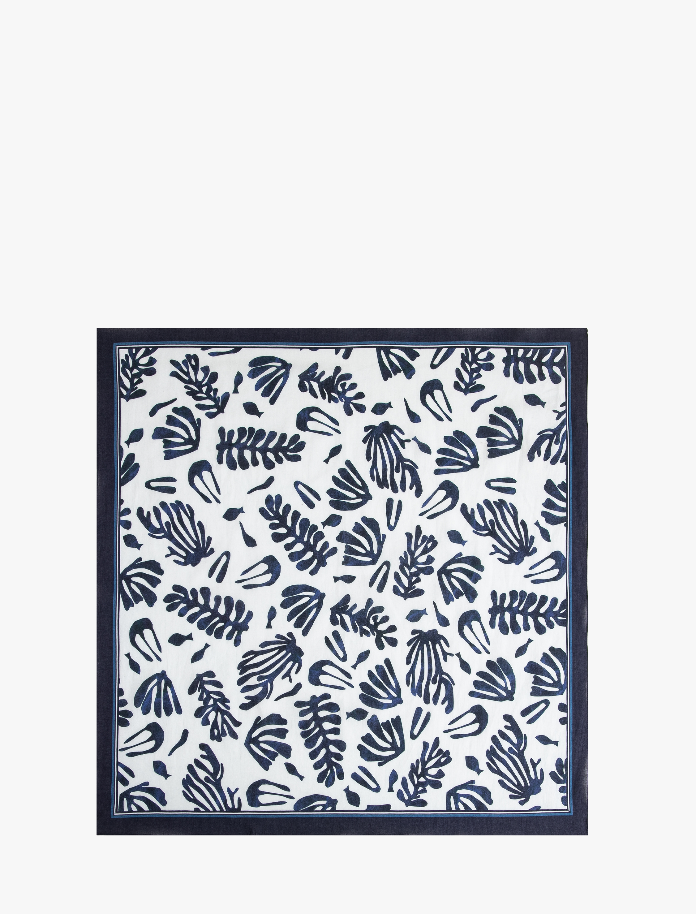  Kadın Desenli Fular Organik Pamuklu