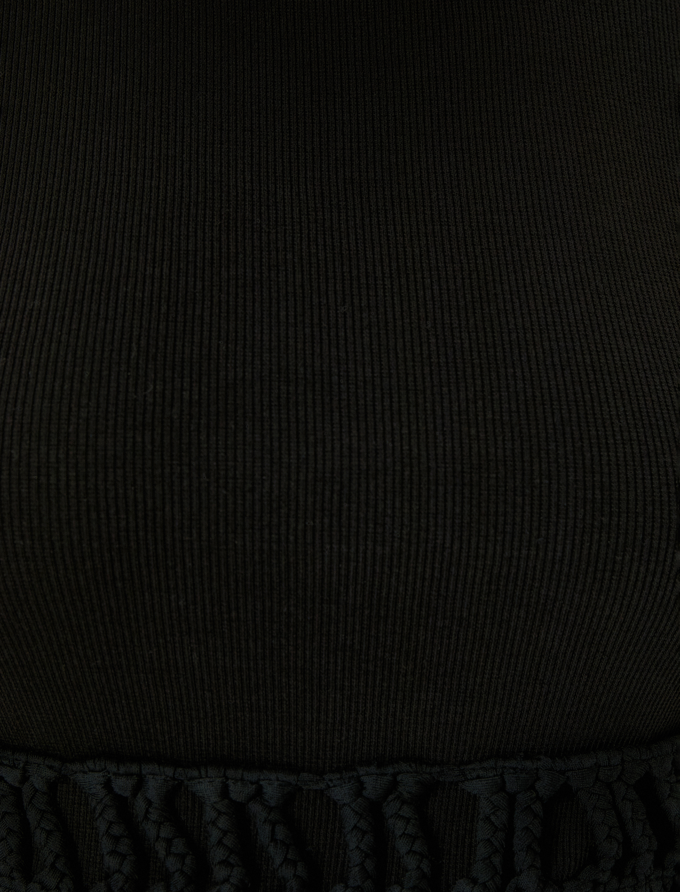 Uzun Püsküllü Üst Kolsuz Slim Fit Pamuklu