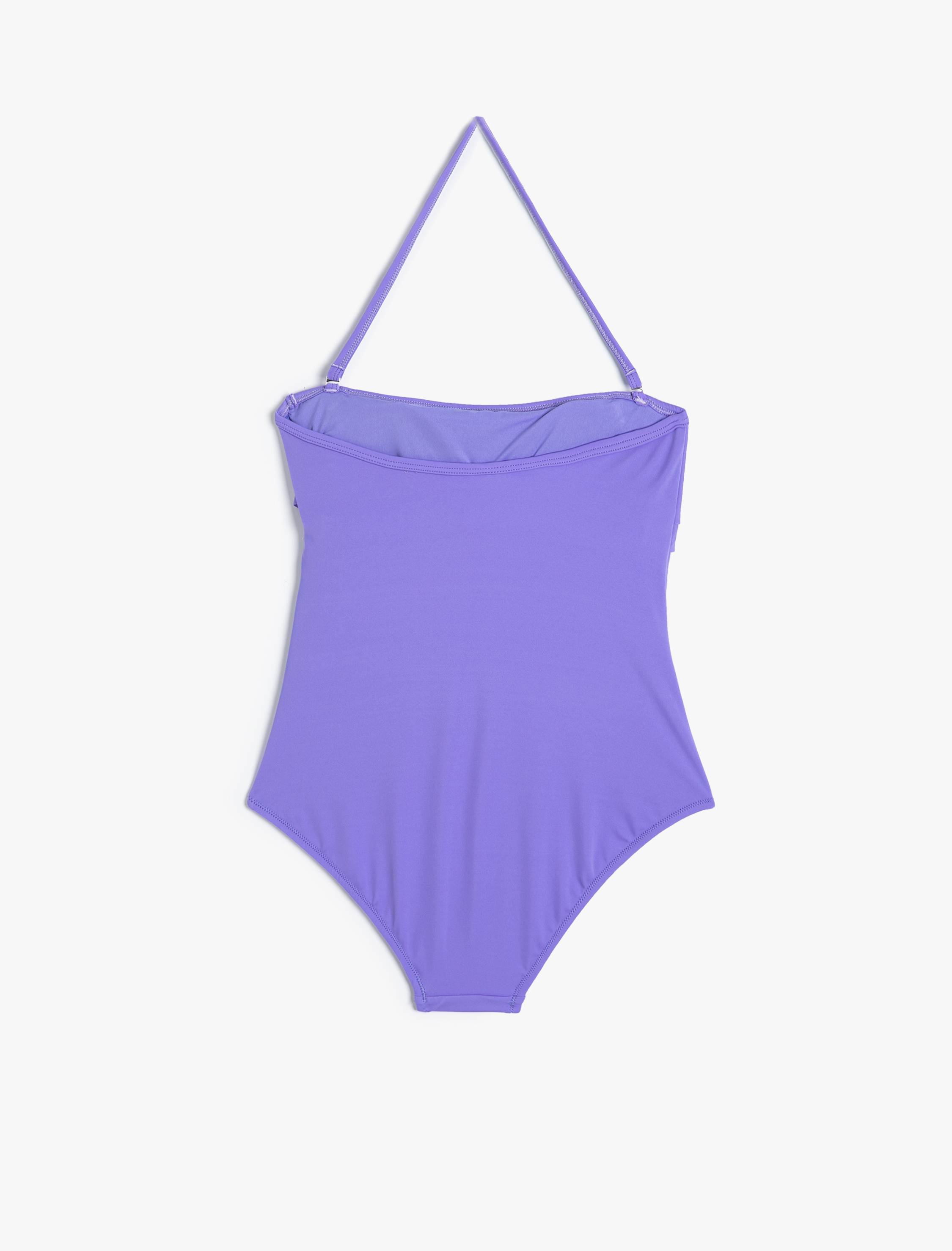   Straplez Mayo Fırfırlı Boyundan Askılı Kaplı