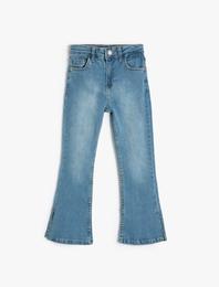İspanyol Paça Kot Pantolon - Flare Jean
