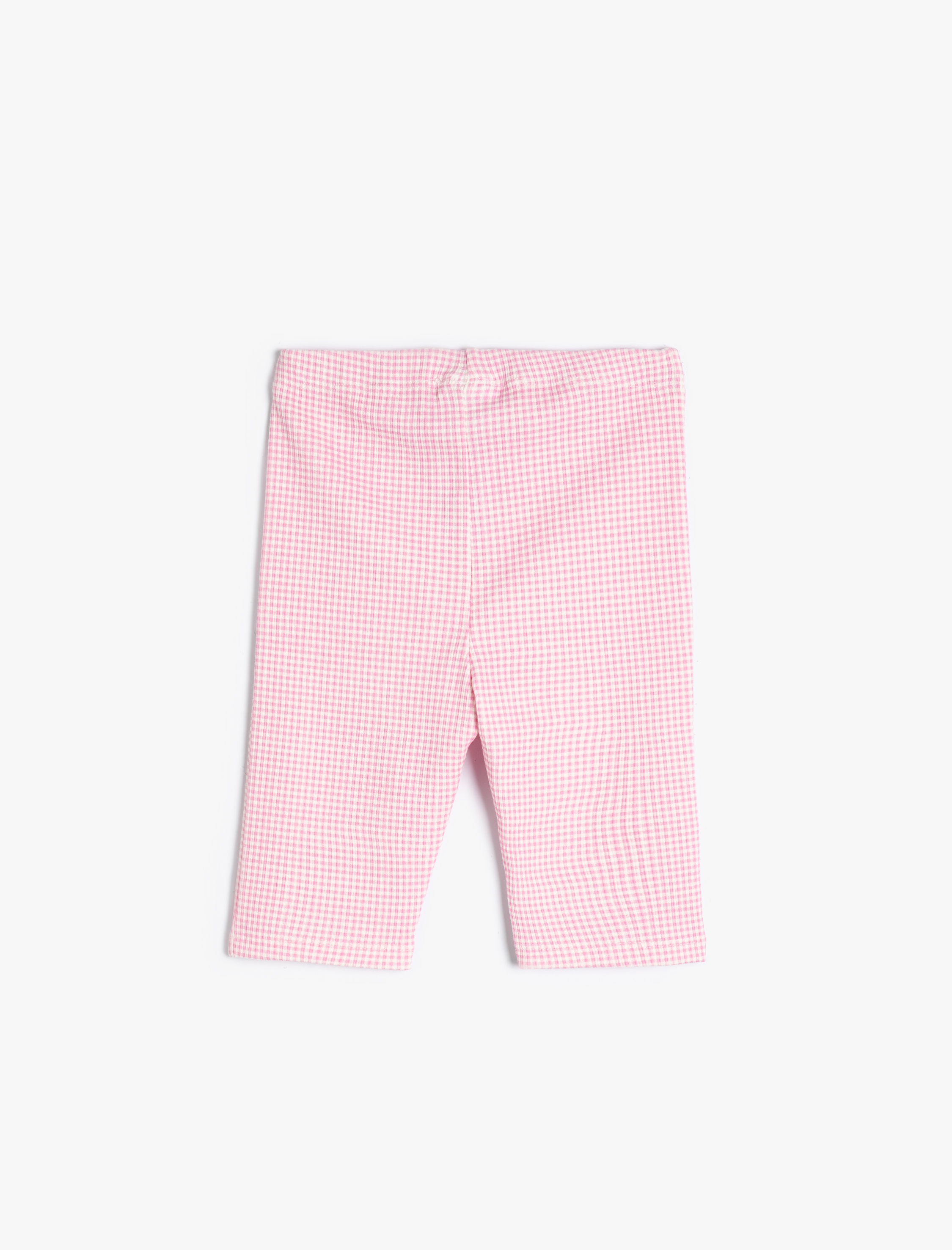  Kız Çocuk Kısa Tayt Beli Lastikli Pamuklu