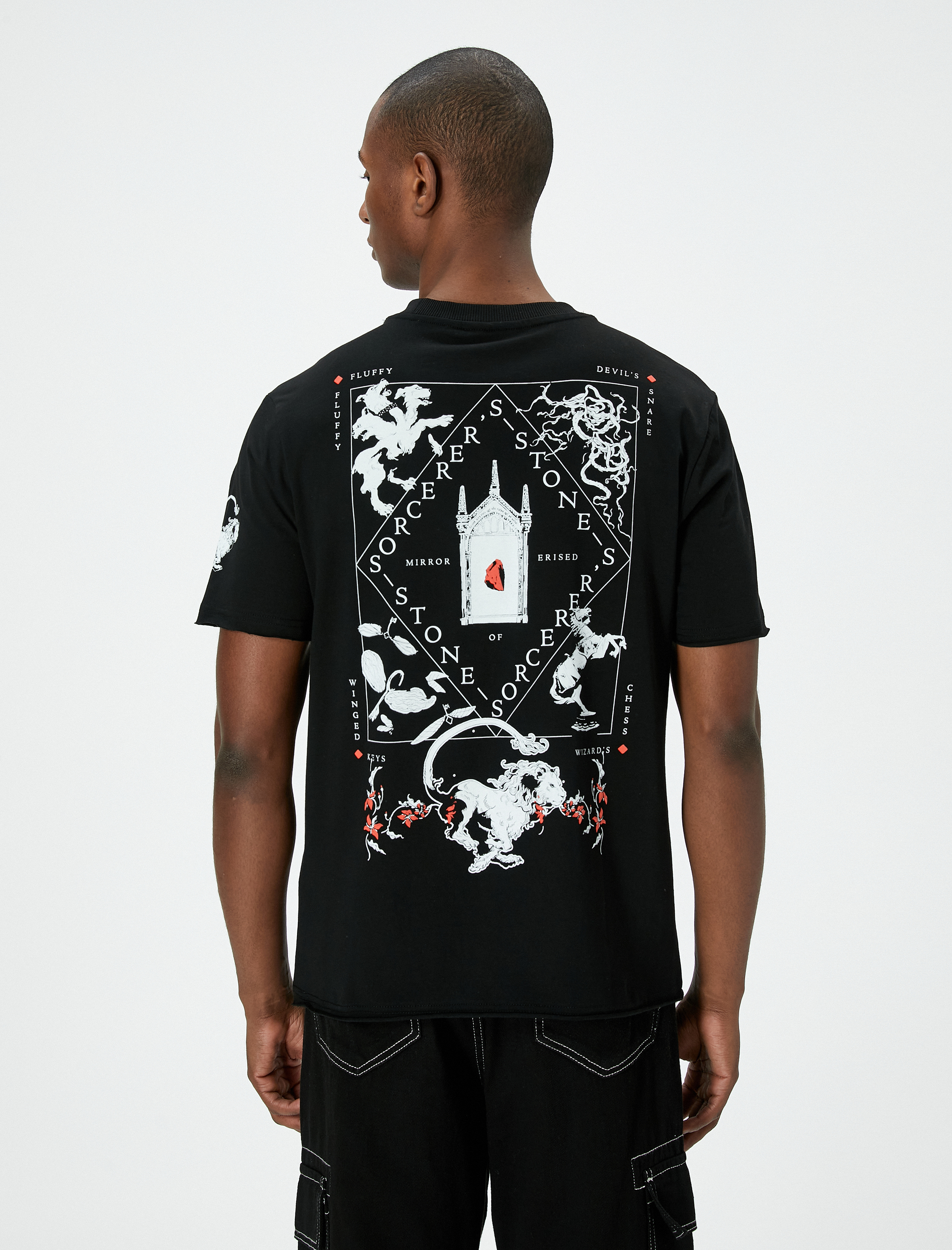   Harry Potter Tişört Arkası Baskılı Lisanslı