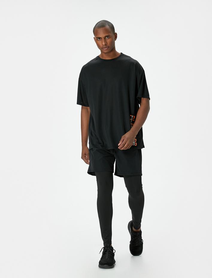  Taytlı Şort Beli Bağcıklı Cep Detaylı