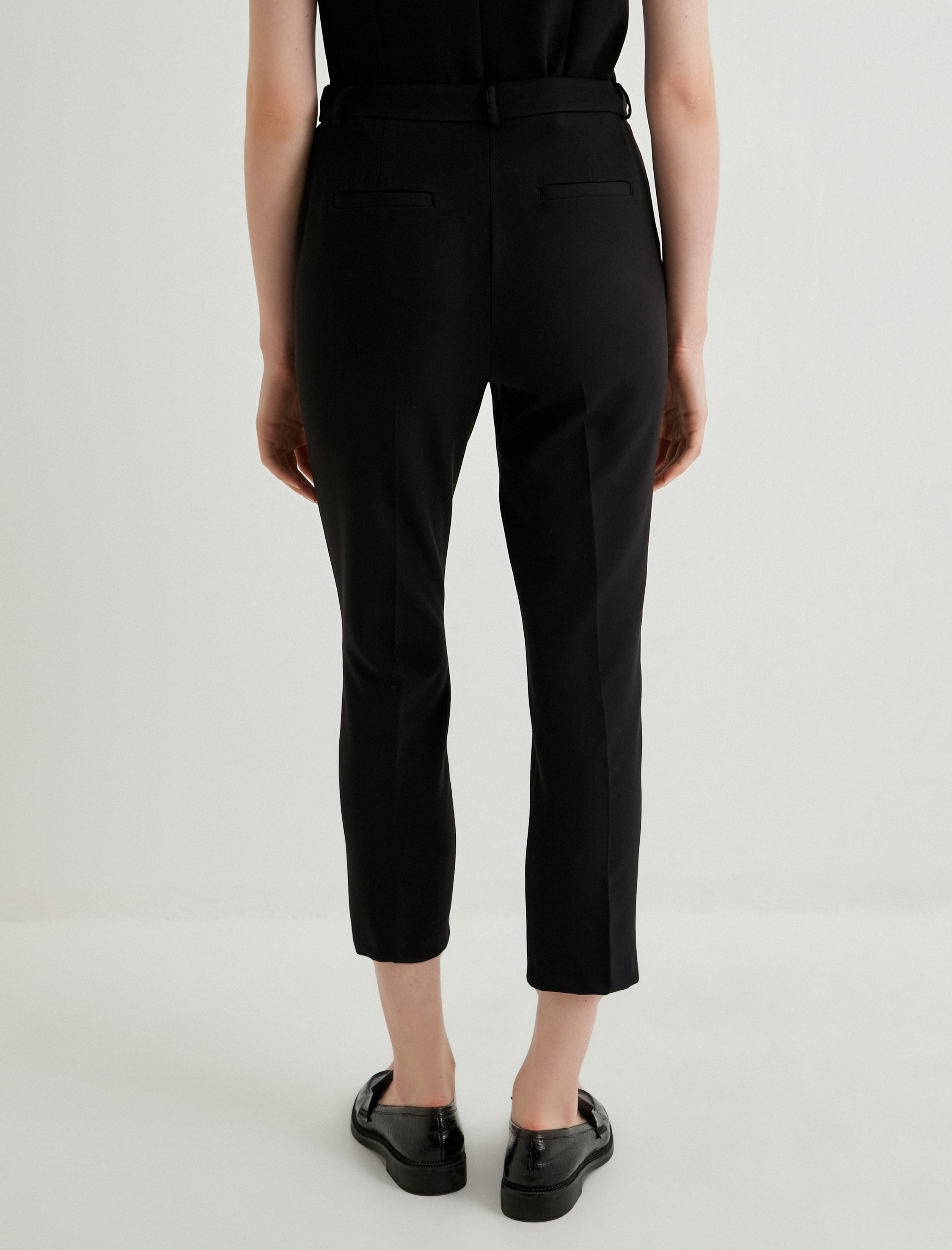   Cigarette Kumaş Pantolon Normal Bel Cep Detaylı