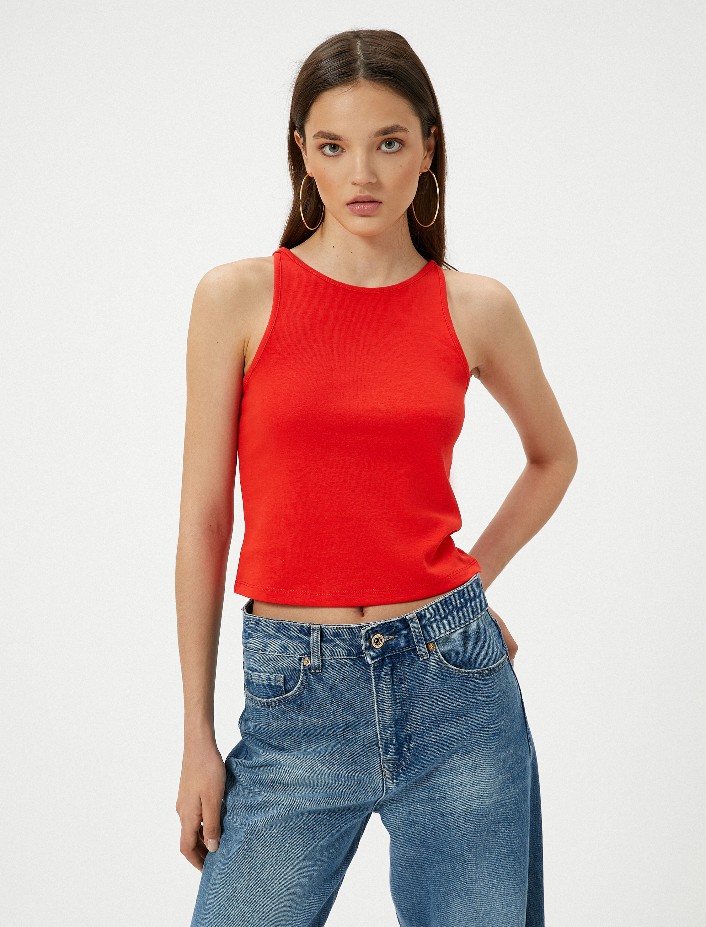   Bisiklet Yaka Atlet Slim Fit