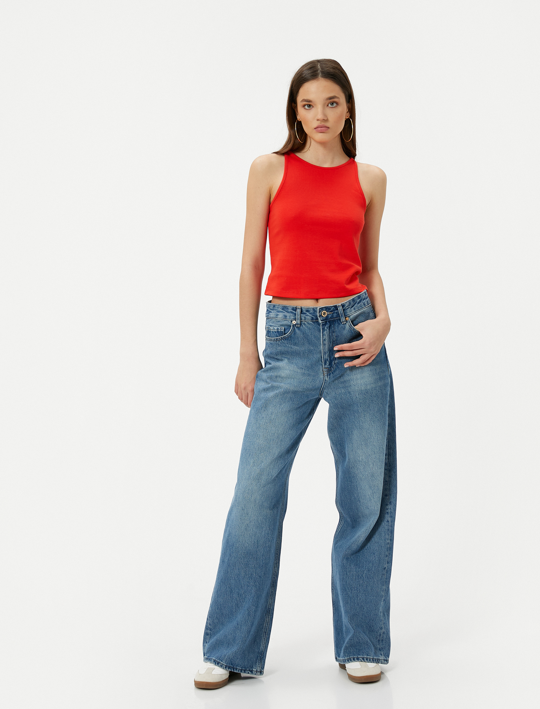   Bisiklet Yaka Atlet Slim Fit