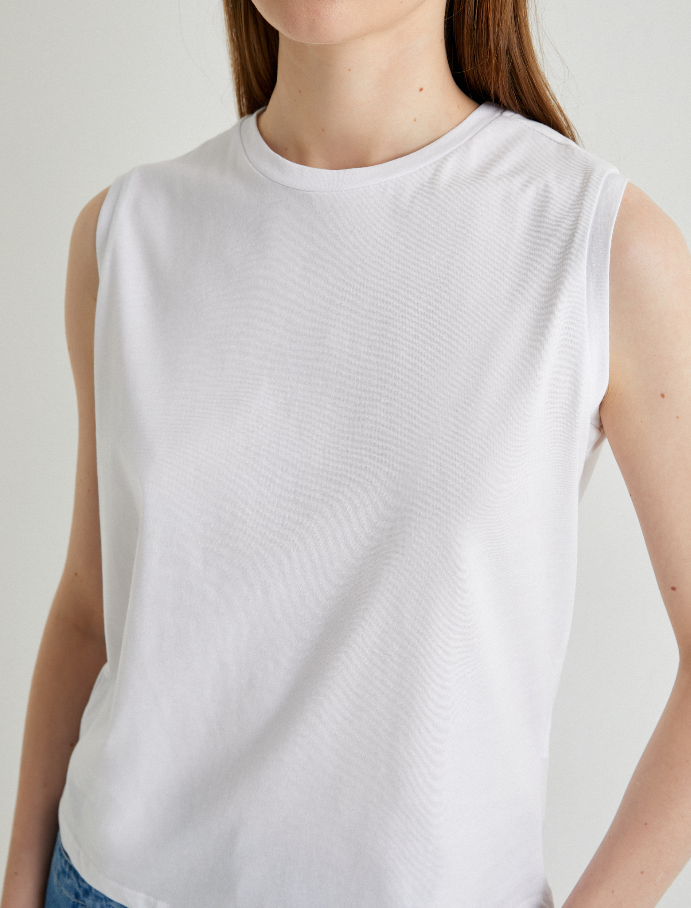   Kolsuz Tişört Basic Bisiklet Yaka Pamuklu Standart Kesim